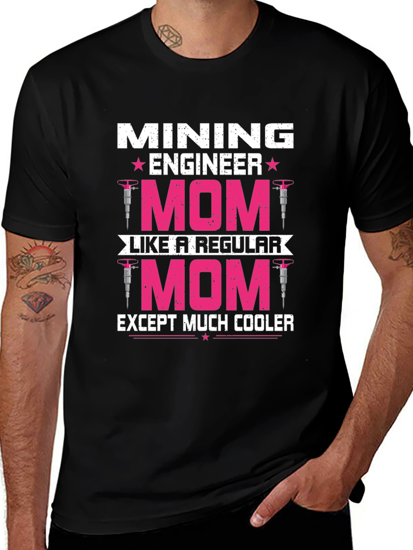 Mining Engineer Mom T-Shirt - Cool Mother's Day Gift