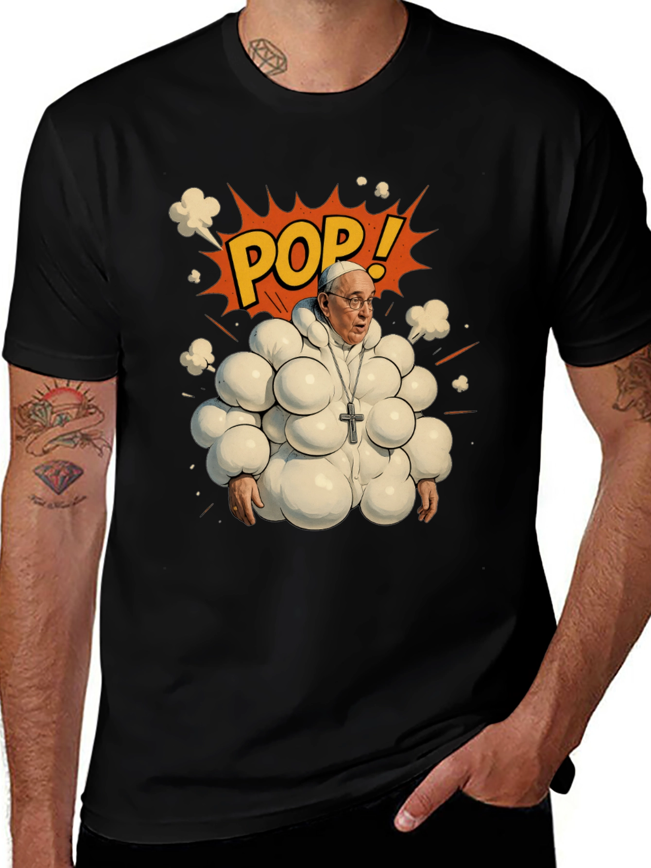 Pope Francis Pop Art T-Shirt