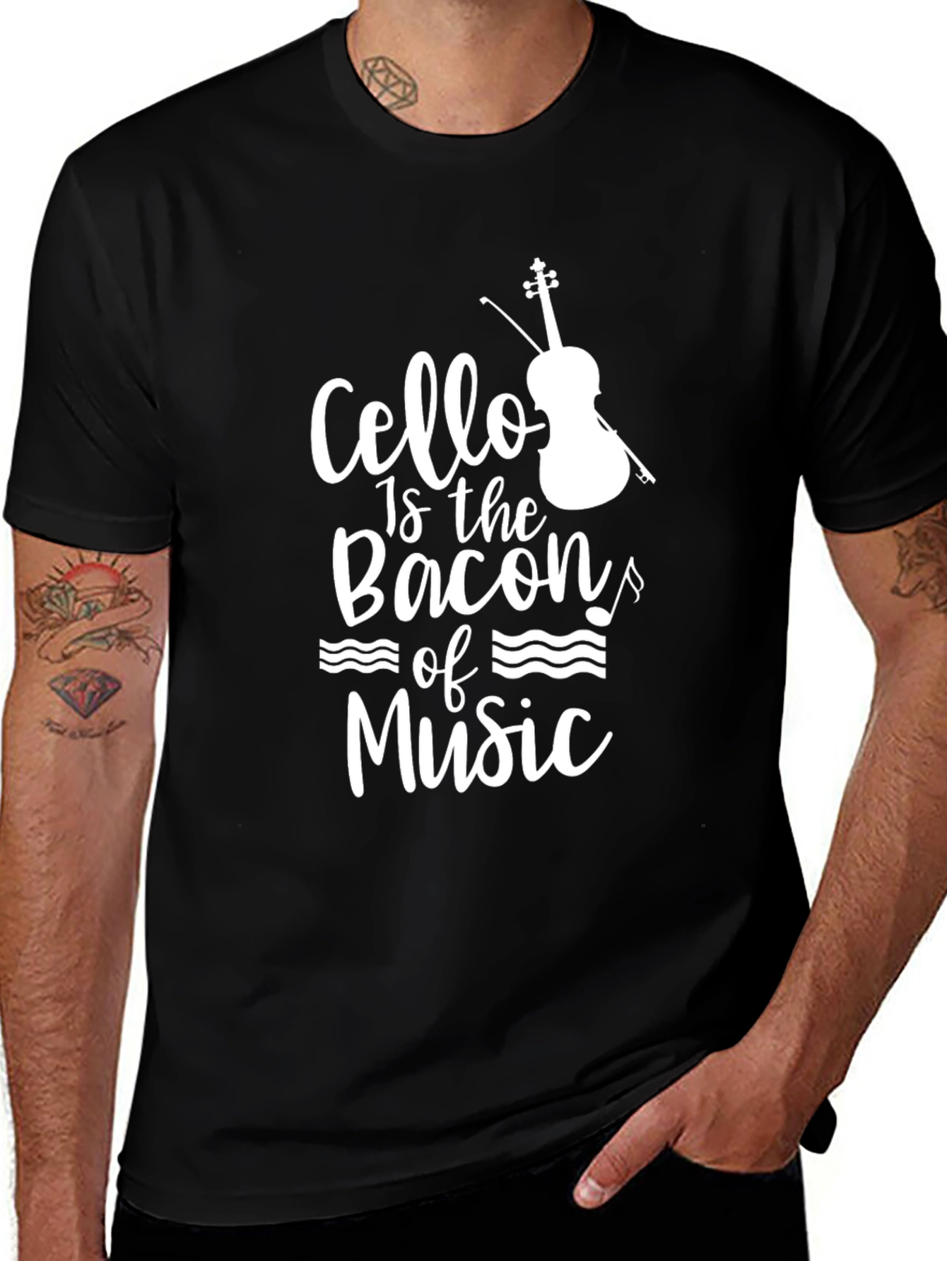 Cello is the Bacon of Music - Graphic T-Shirt