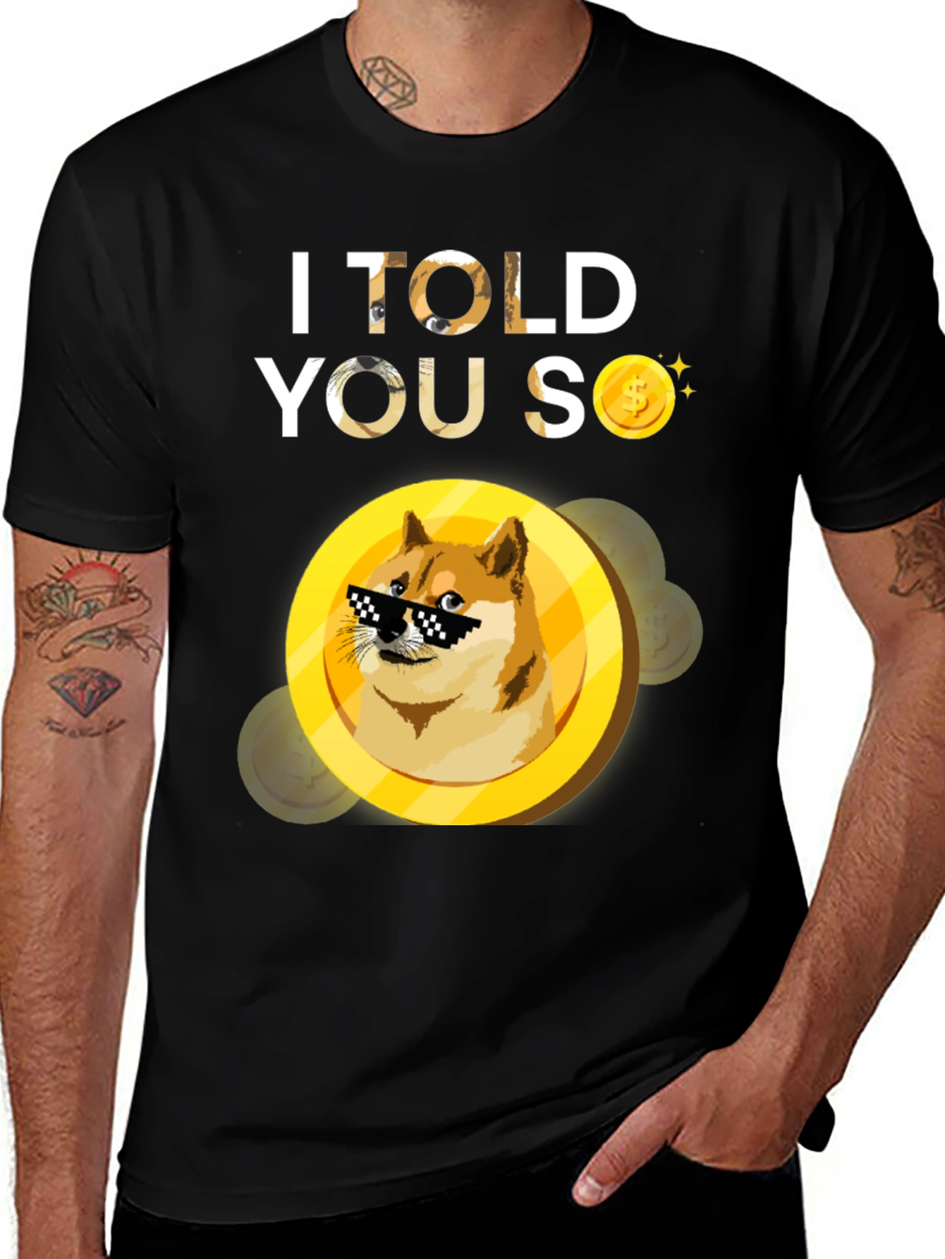 Doge Crypto T-Shirt - I Told You So!