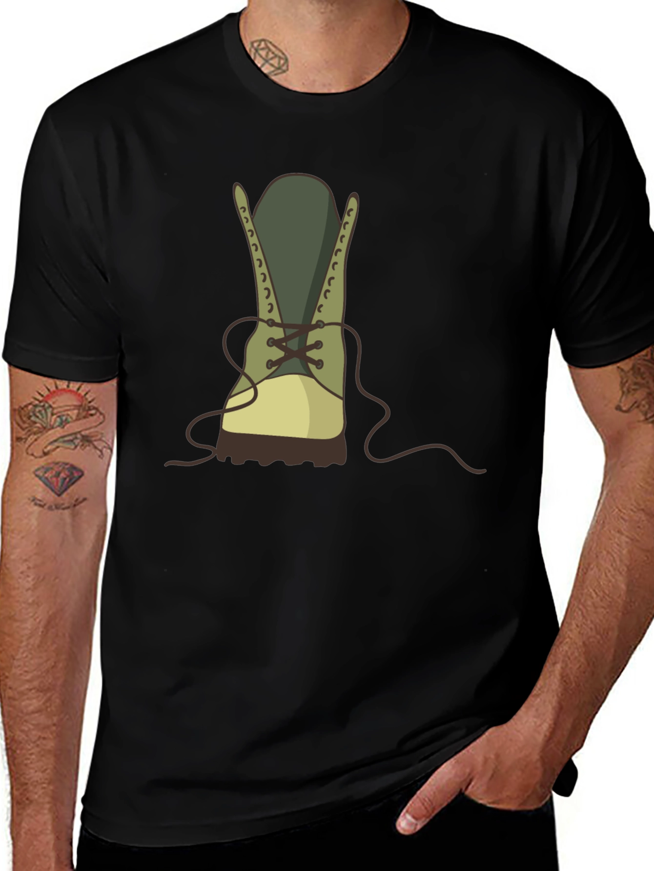 Variant 29 of Hiking Boot Graphic Tee - Adventure Ready!