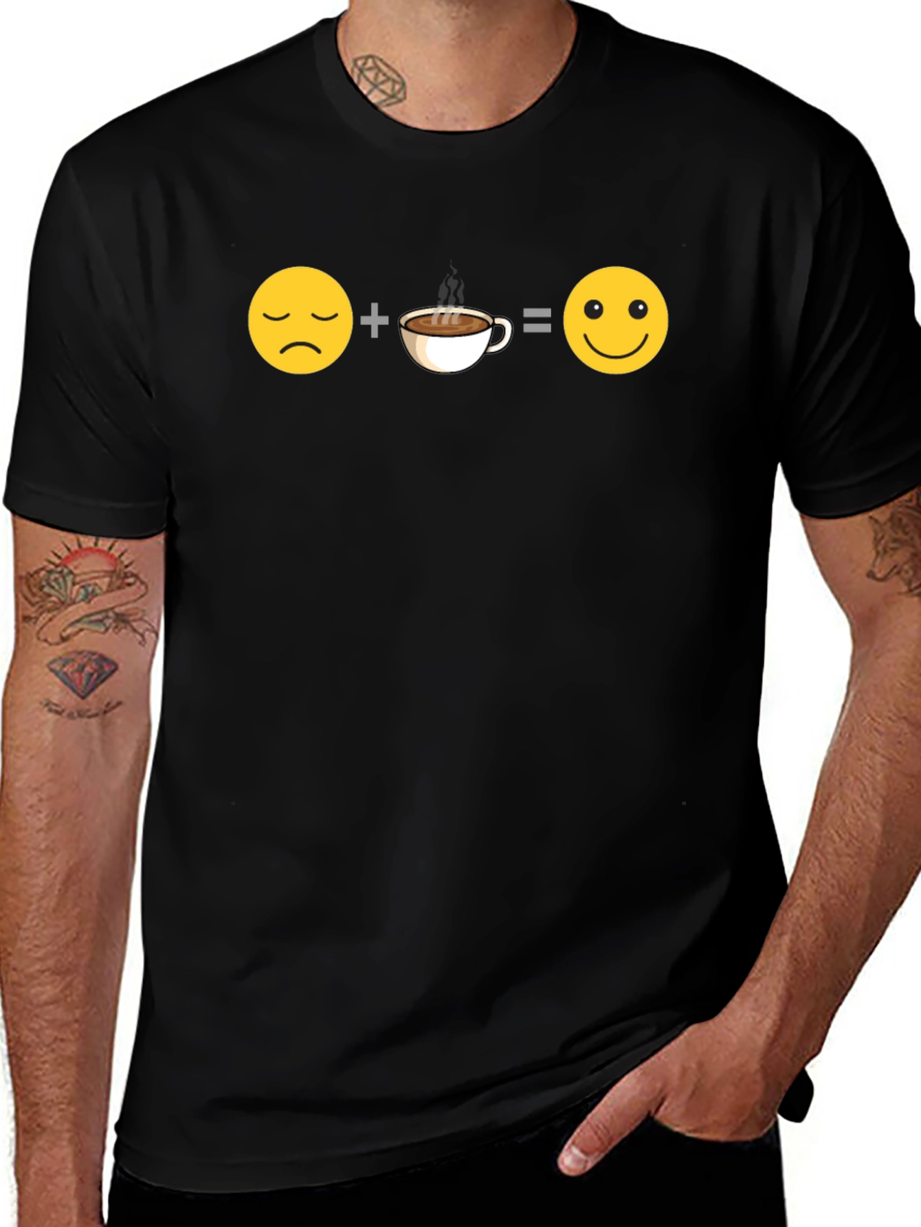 Variant 17 of Coffee Equals Happiness T-Shirt