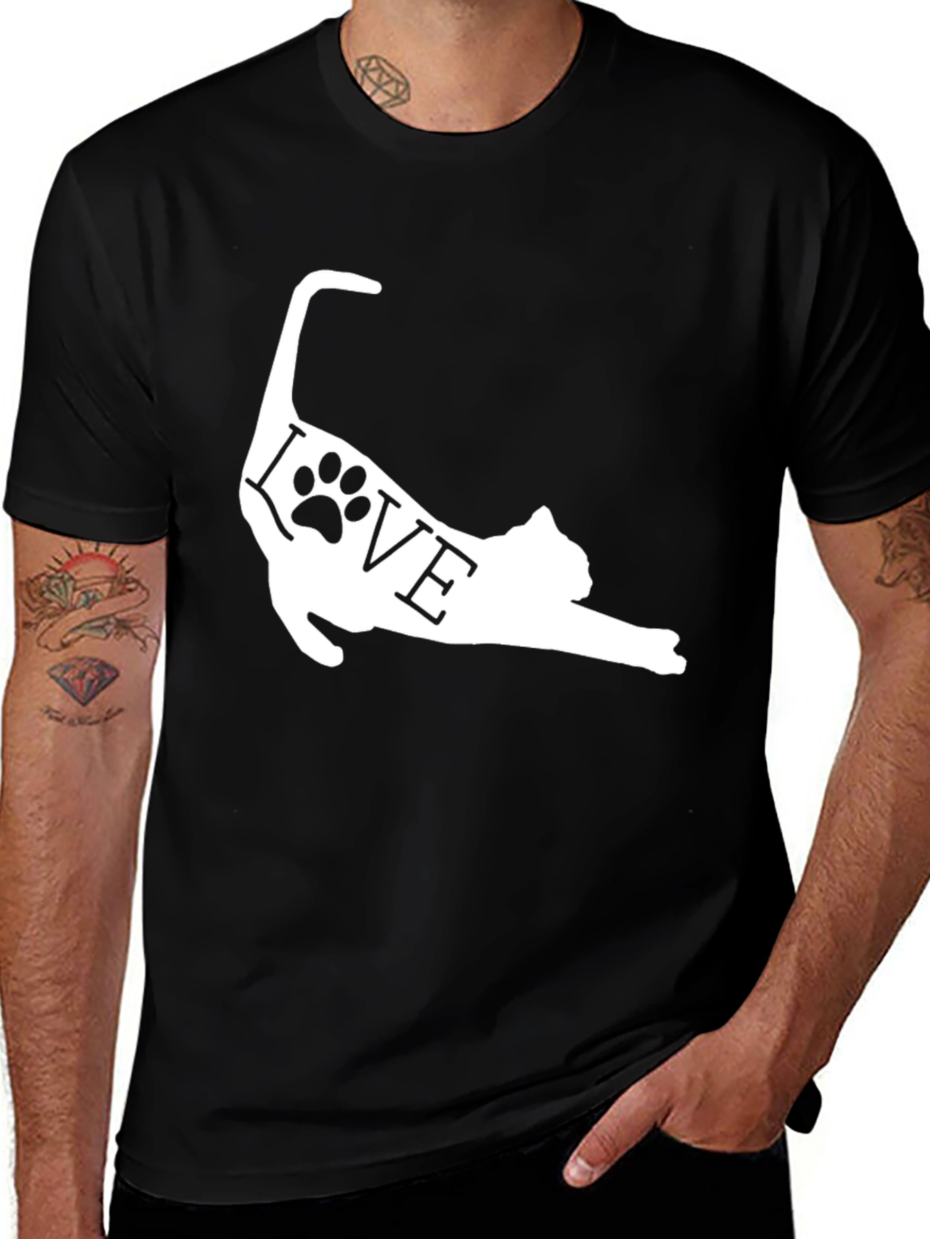 Variant 8 of Cat Love Graphic T-Shirt - Pet Lover Tee