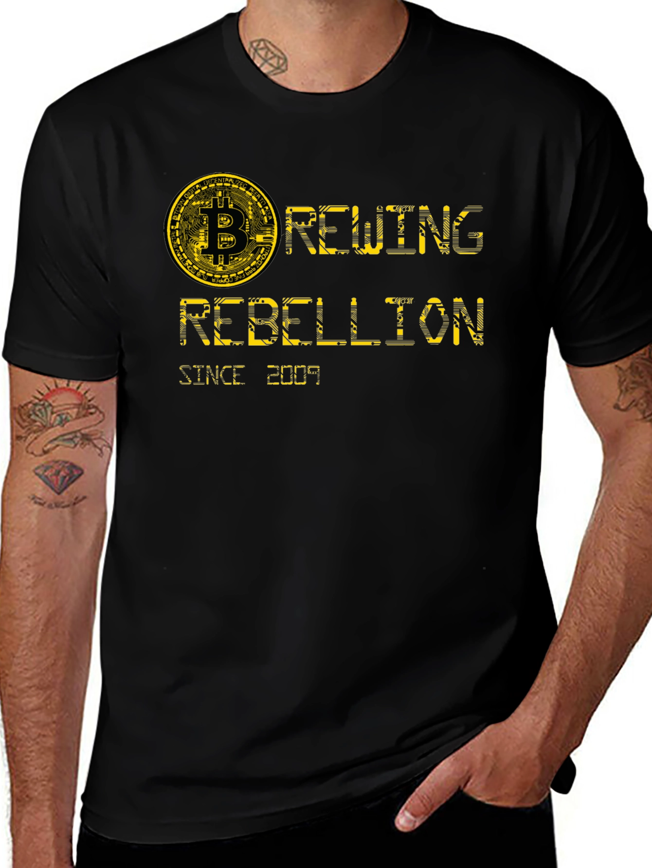 Bitcoin Brewing Rebellion T-Shirt