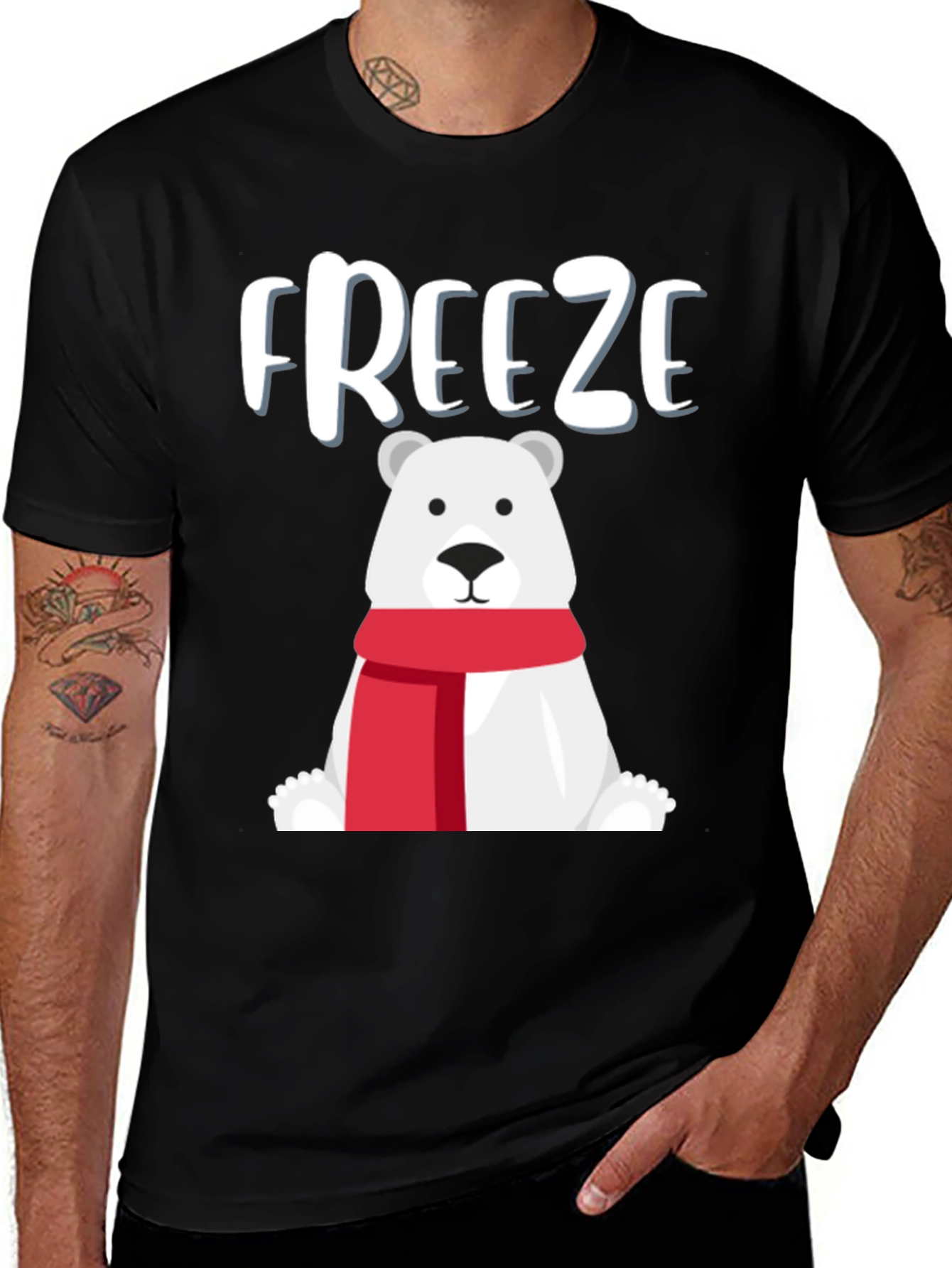 Variant 26 of Freeze Polar Bear Graphic Tee