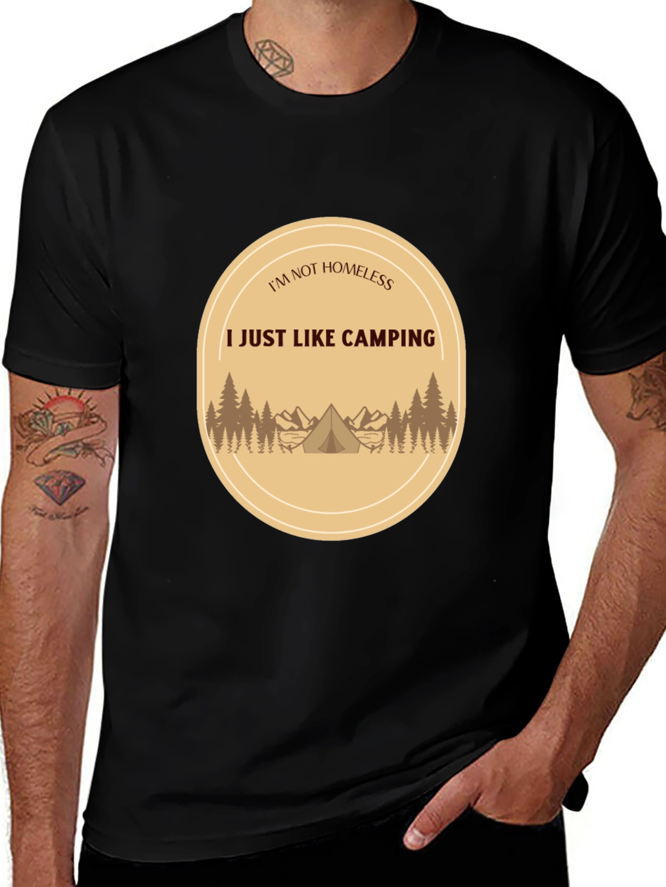 Camping Lover's T-Shirt: I Just Like Camping