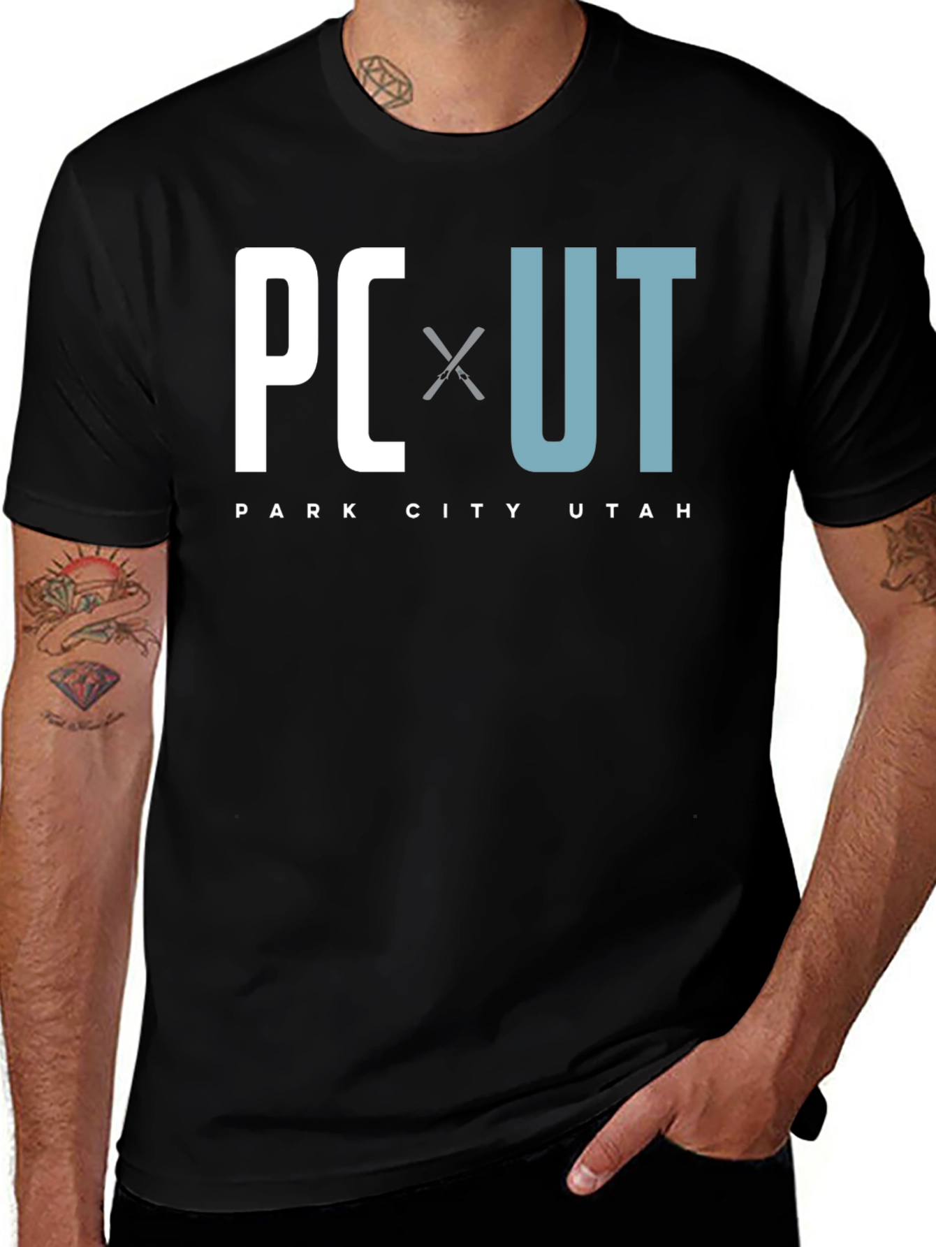 Park City Utah Graphic Tee - PC Ski UT