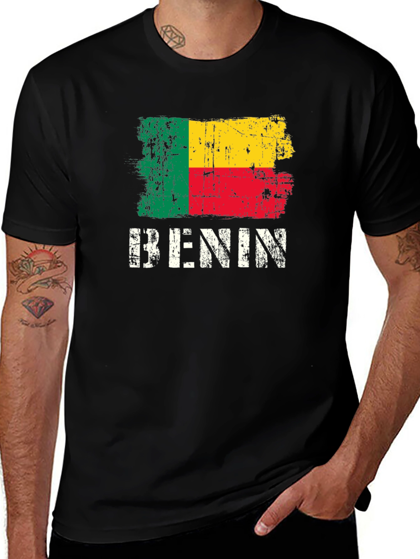 Variant 30 of Benin Flag Graphic T-Shirt