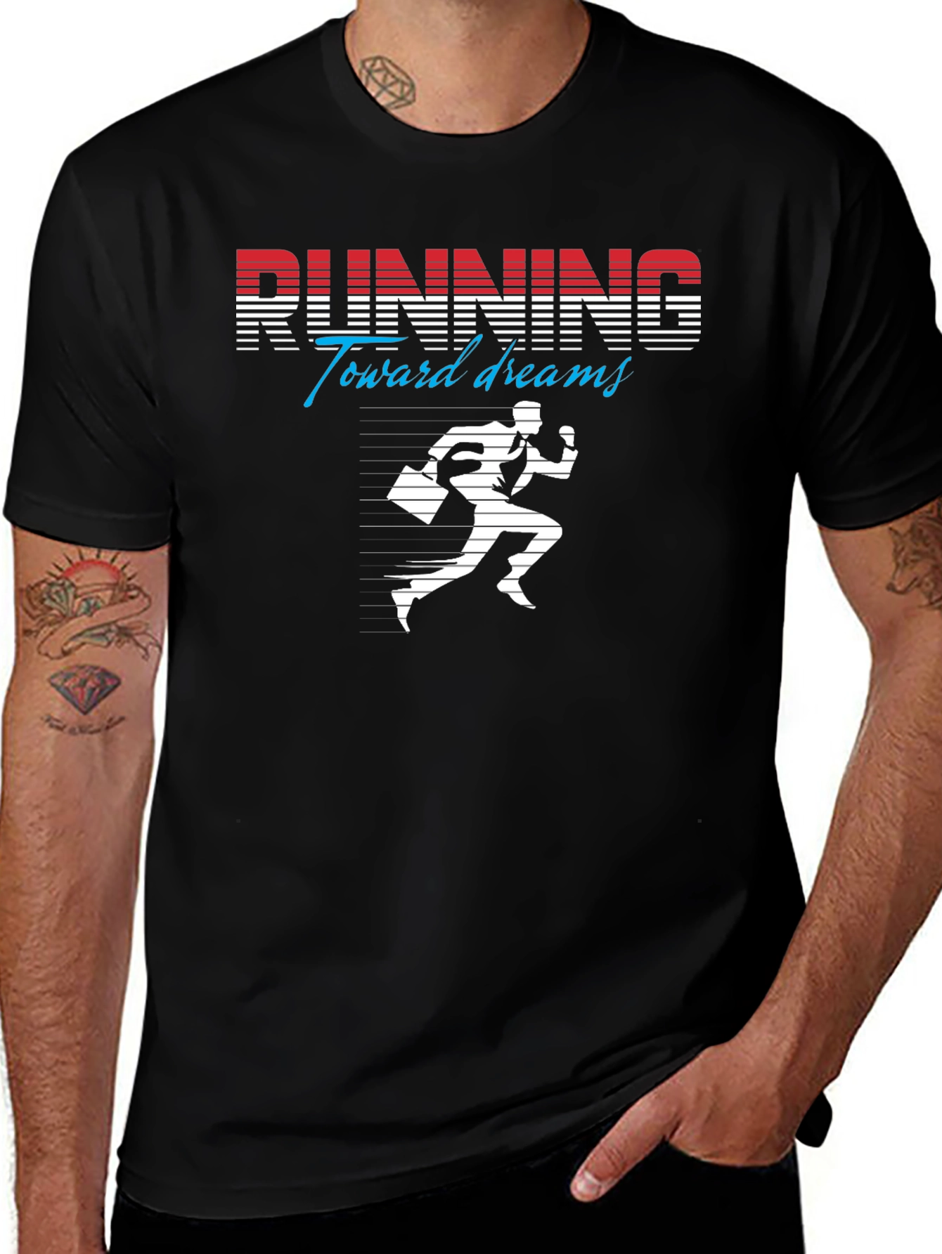 Variant 22 of Running Toward Dreams Graphic Tee