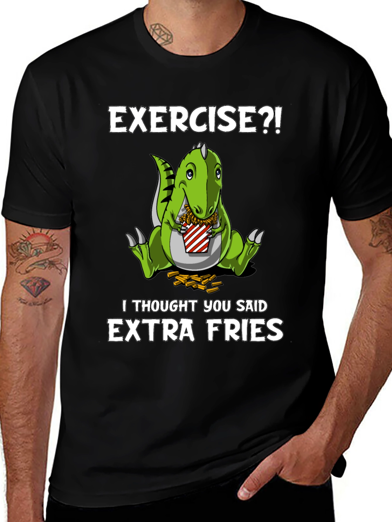 Extra Fries T-Rex Graphic Tee