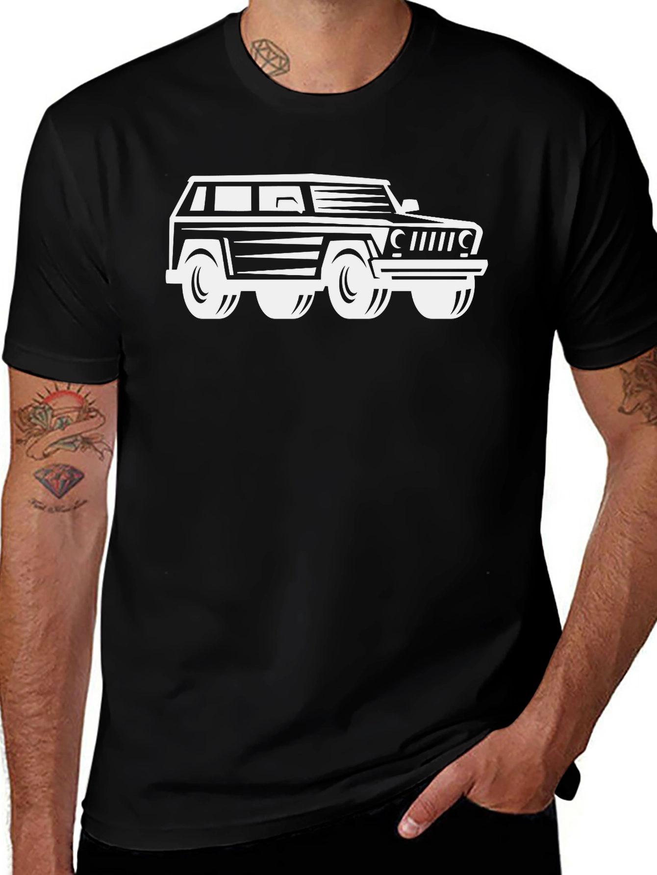 Variant 25 of Off-Road Vehicle Graphic Tee - Black