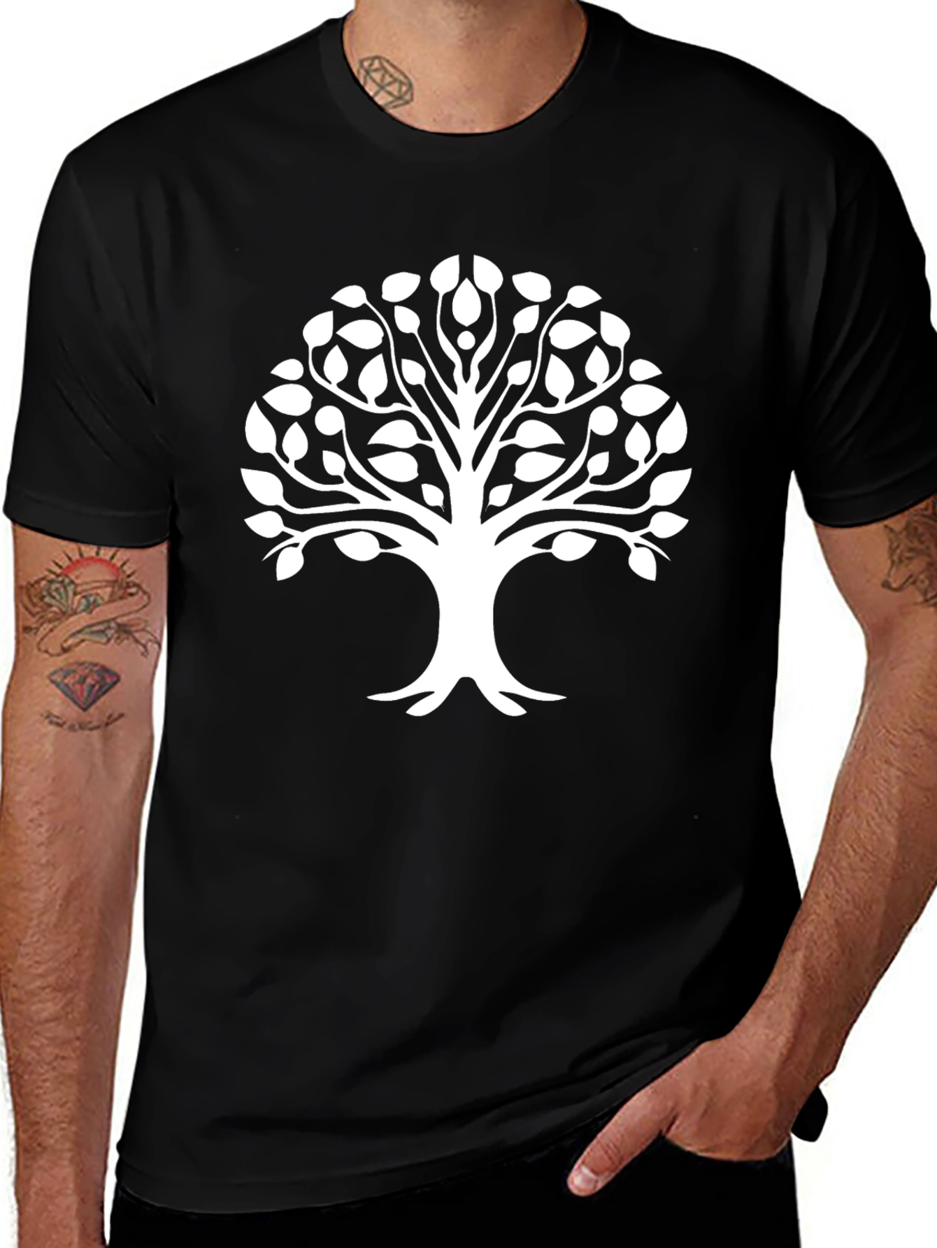 Tree of Life Graphic T-Shirt - Stylish Nature Design