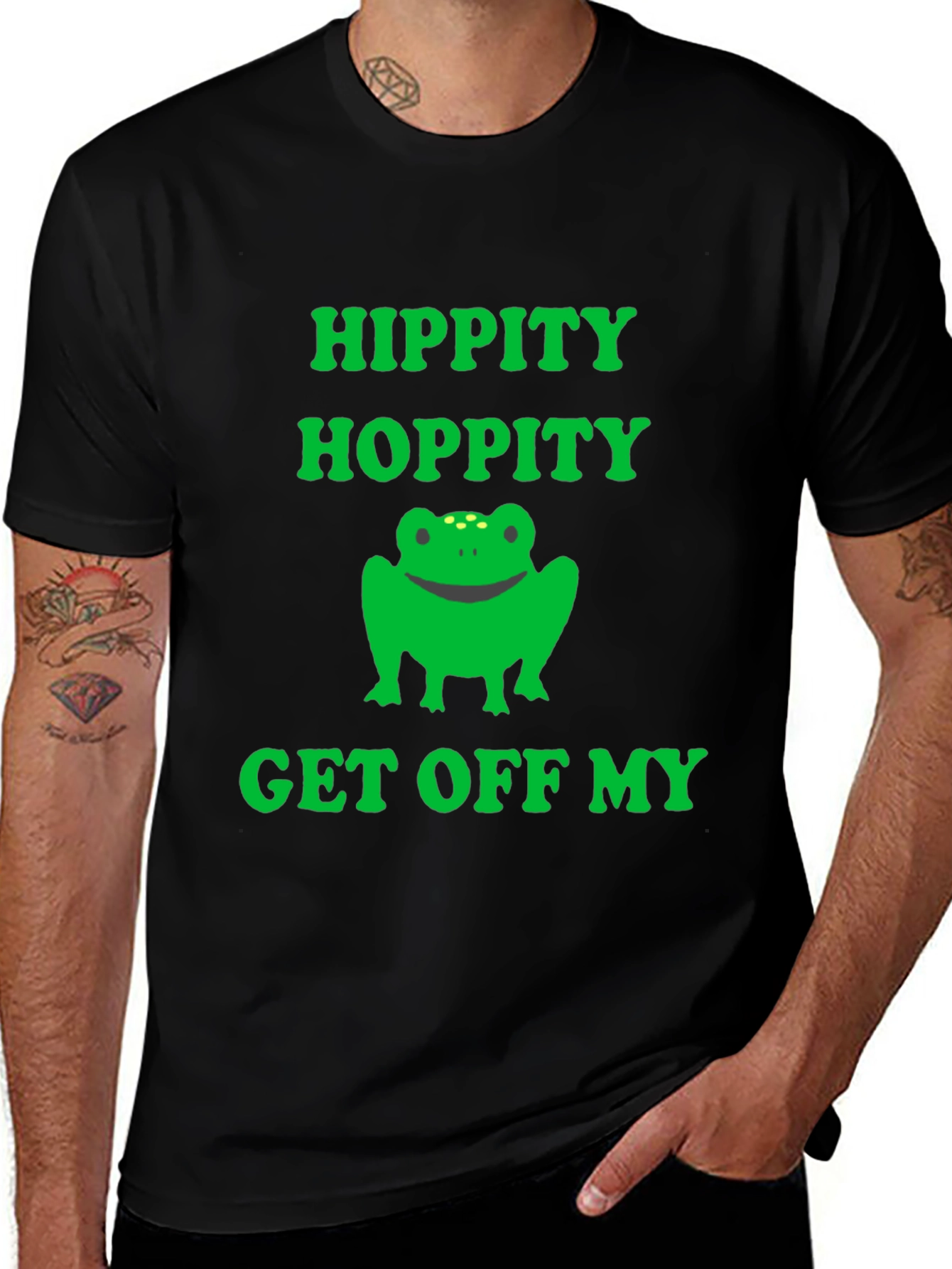 Variant 17 of Hippity Hoppity Frog Graphic T-Shirt