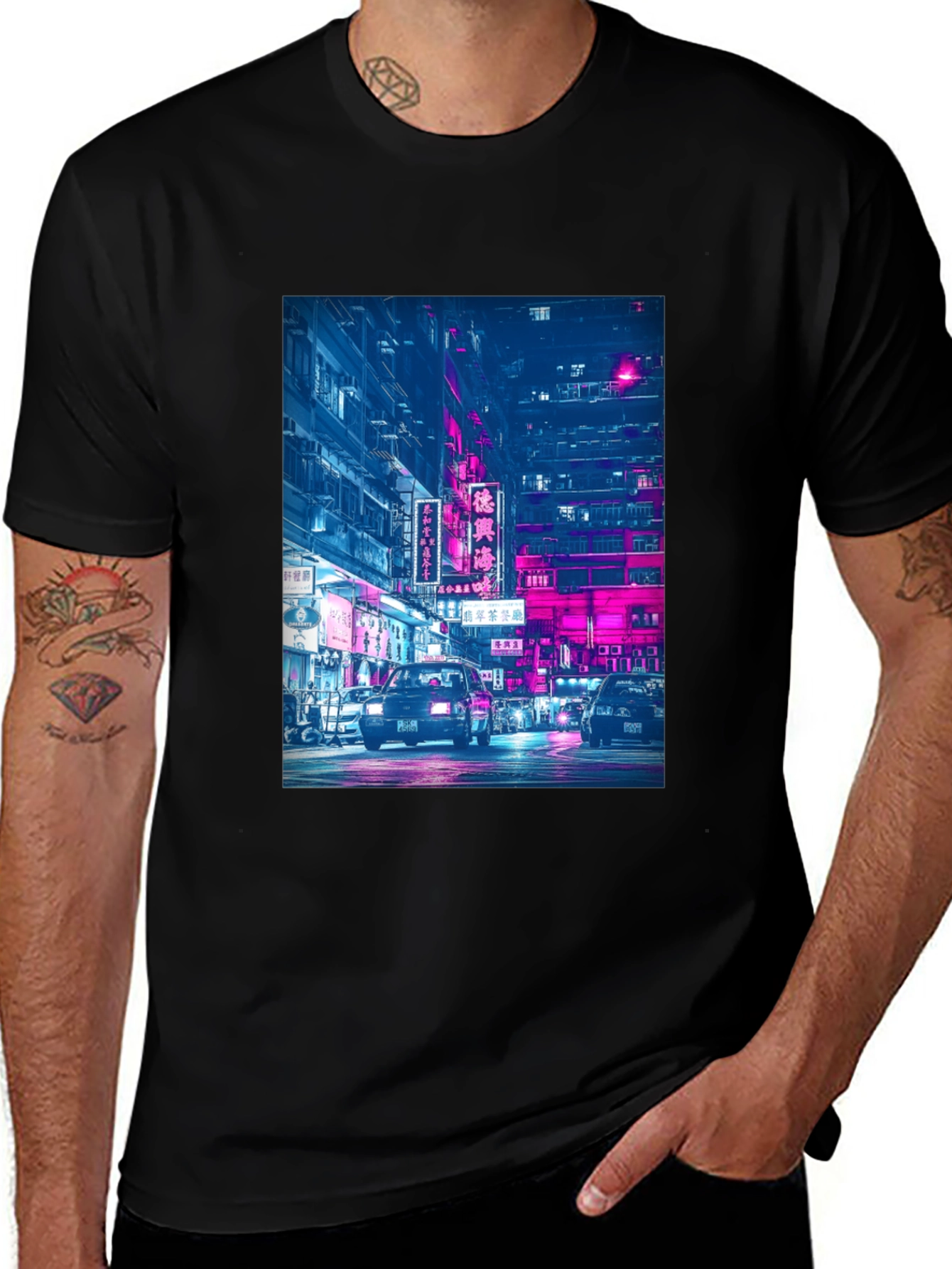 Variant 11 of Night City Neon T-Shirt