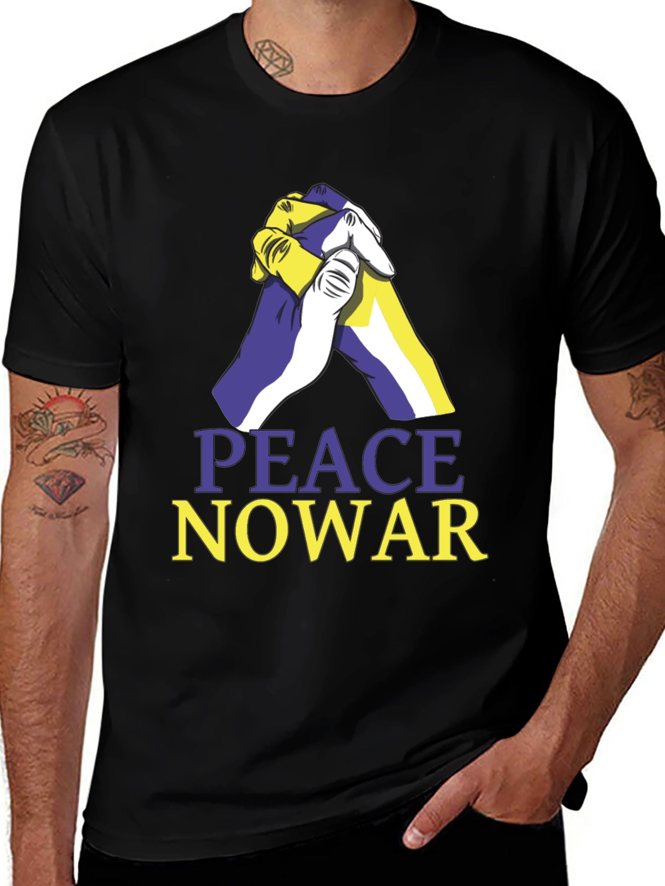 Variant 26 of Peace No War T-Shirt