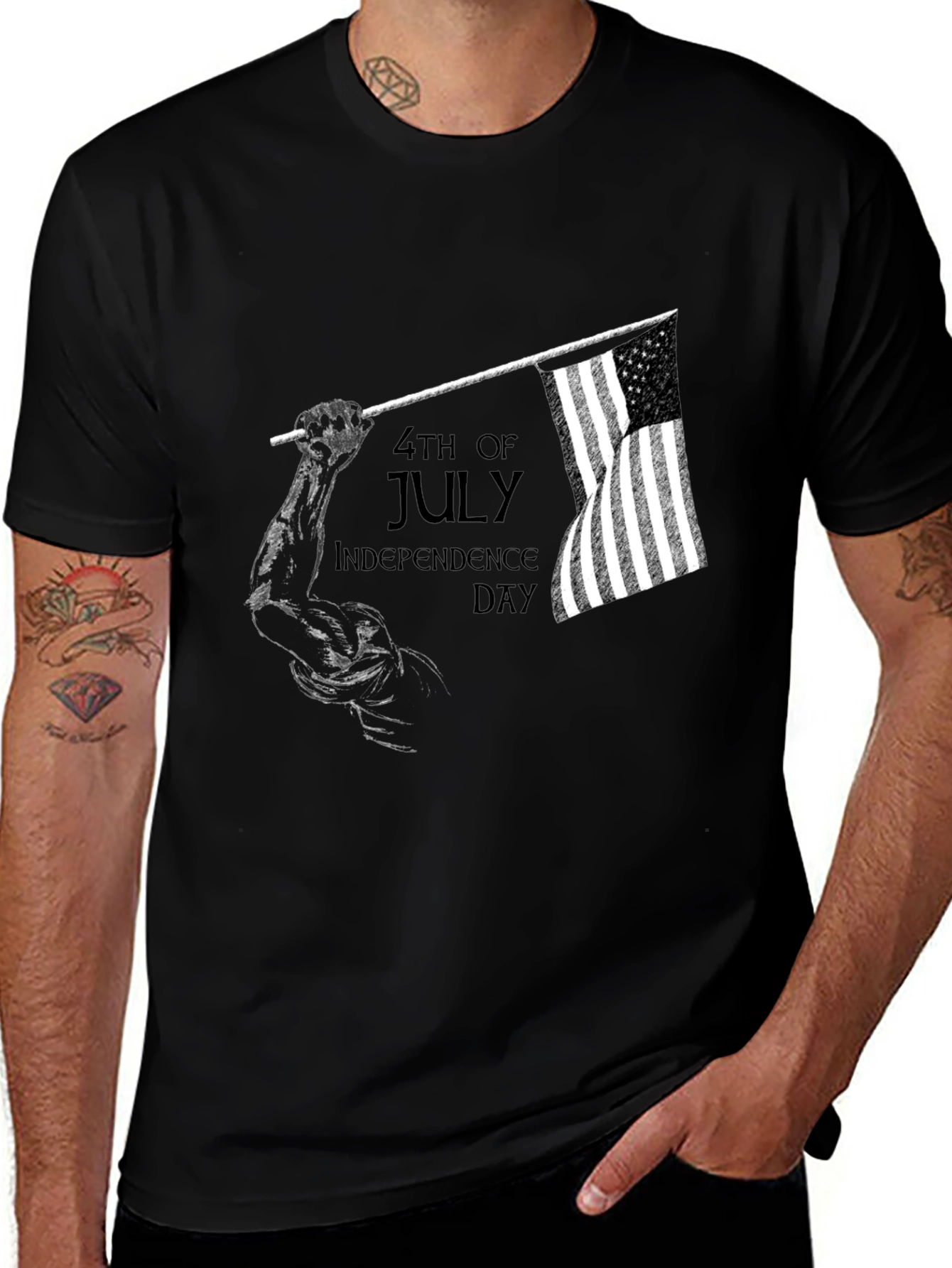 Variant 20 of Independence Day Graphic T-Shirt