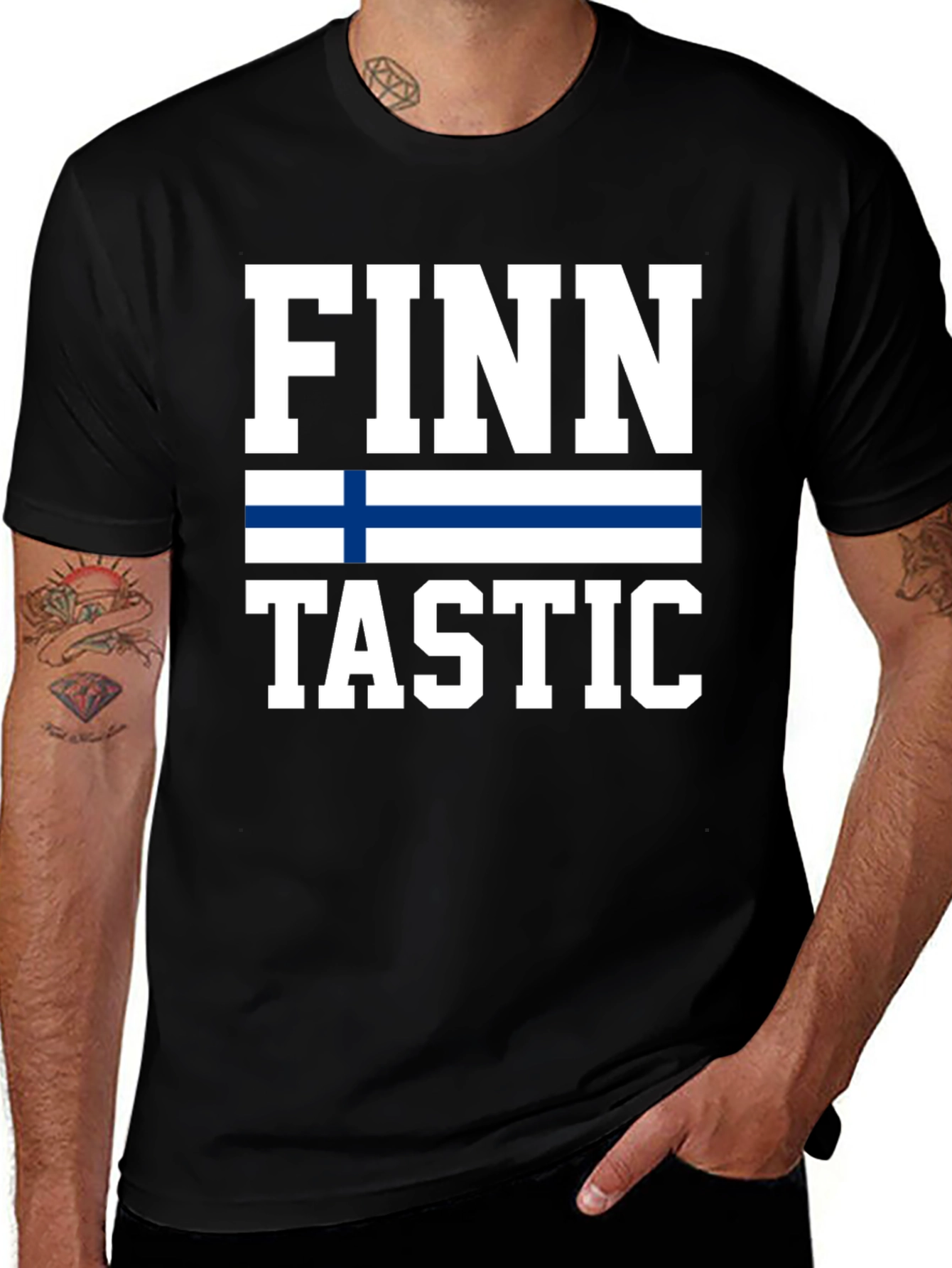 Finn-tastic Finland Flag Graphic Tee