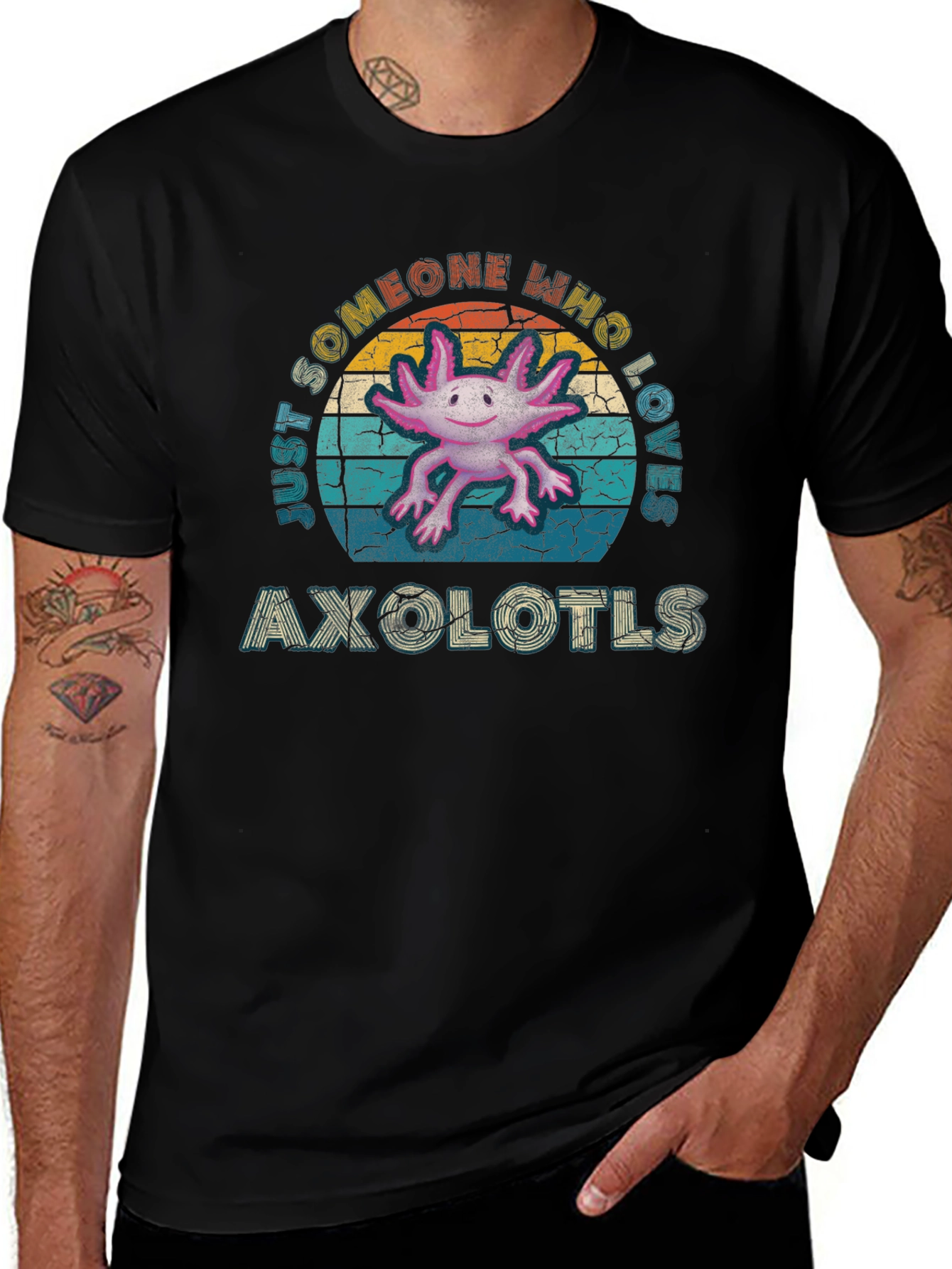 Variant 16 of Axolotl Lover T-Shirt - Just Someone Who Loves Axolotls!