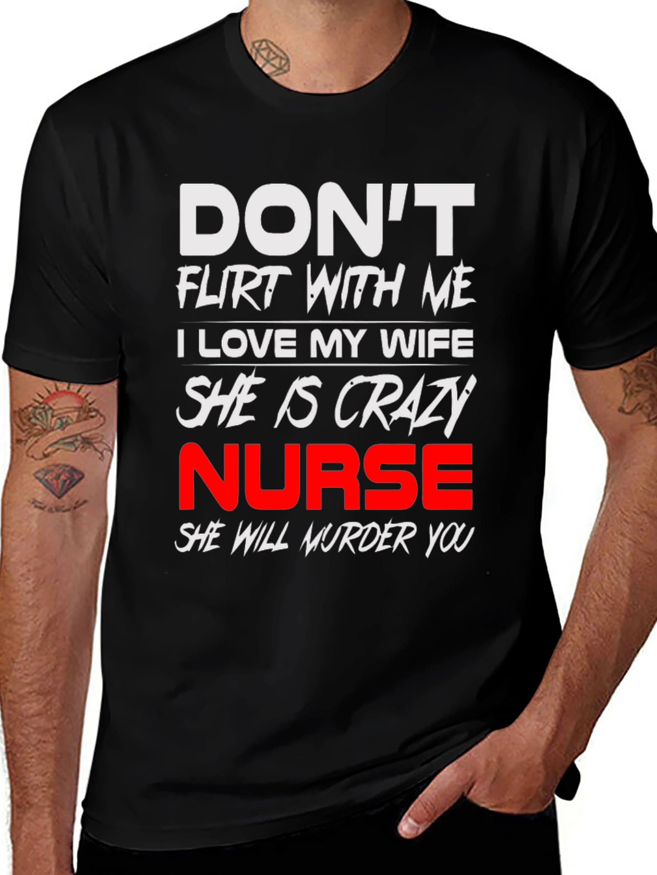Variant 17 of Crazy Nurse Wife T-Shirt