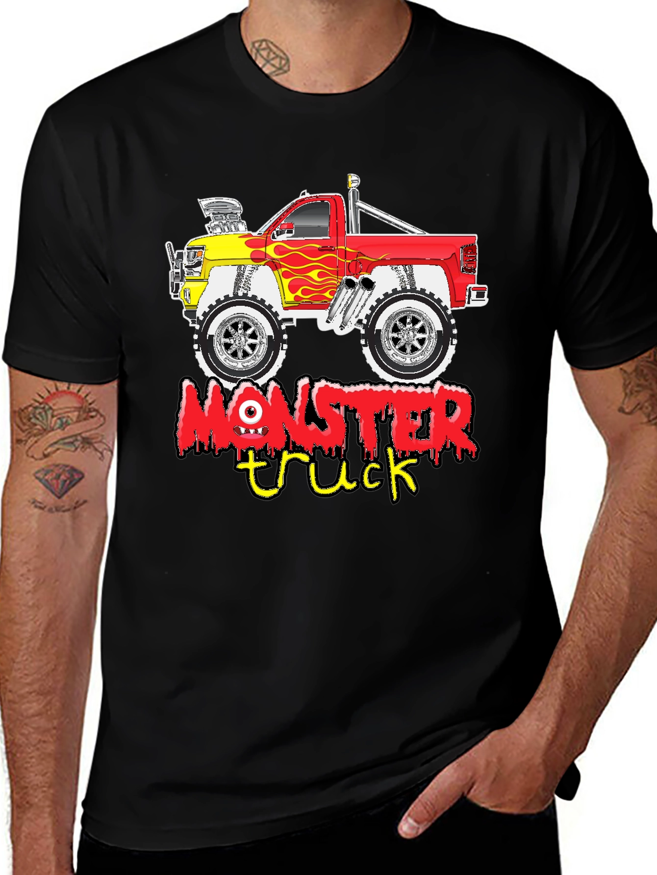 Monster Truck Graphic T-Shirt - Bold Design!