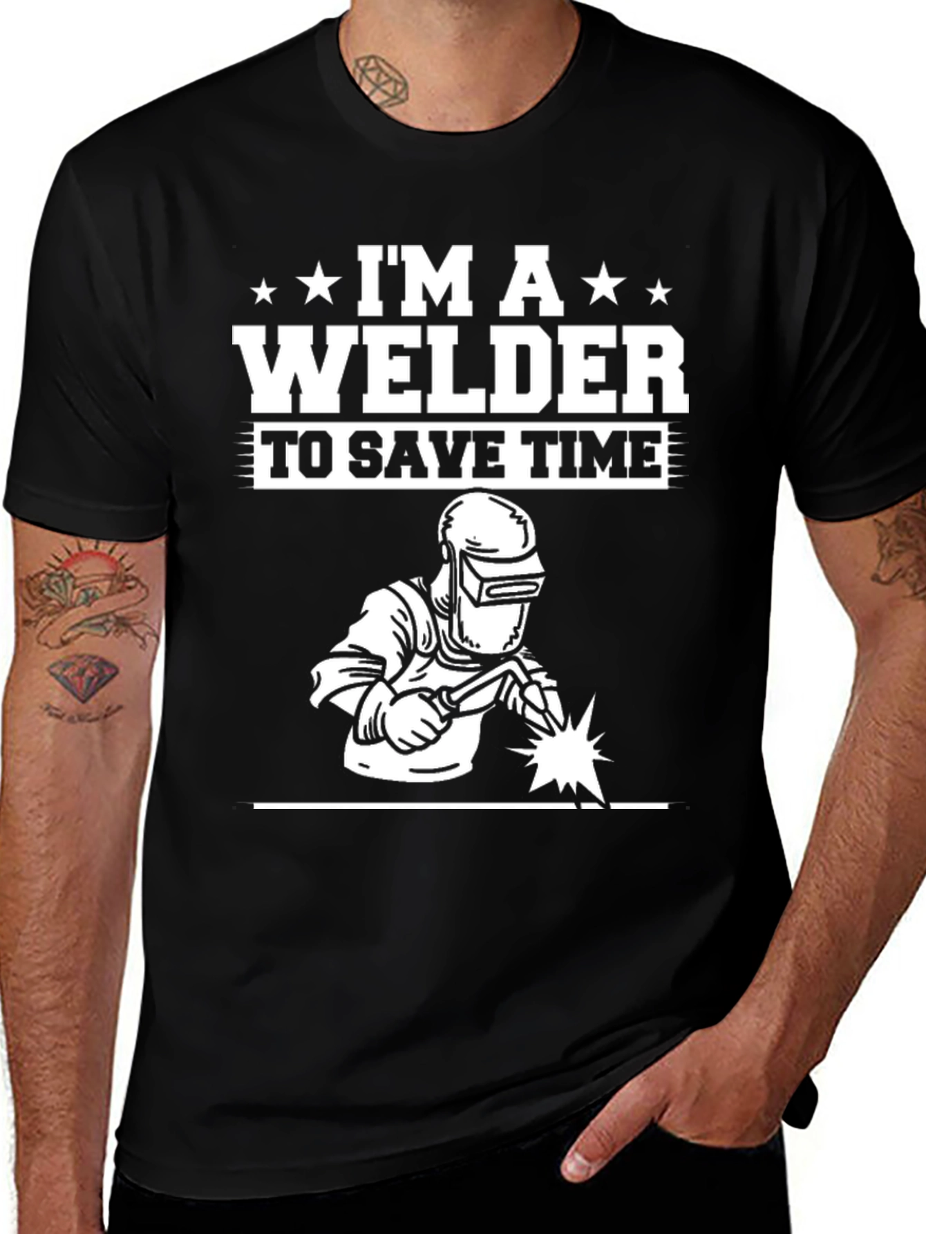 Variant 25 of I'm a Welder T-Shirt Funny Welding Tee