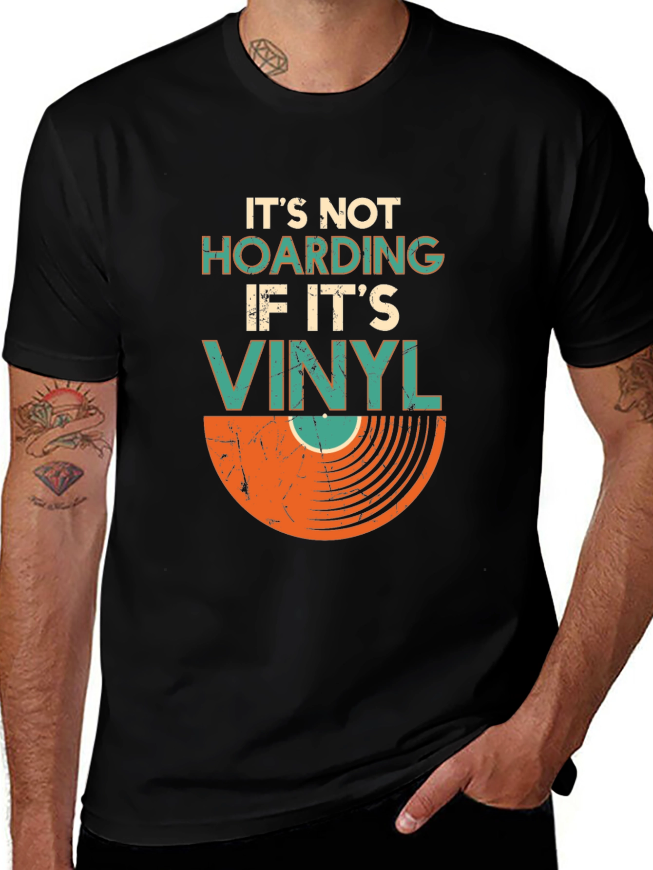 Variant 10 of Vinyl Record Lover T-Shirt - Music Collector Tee