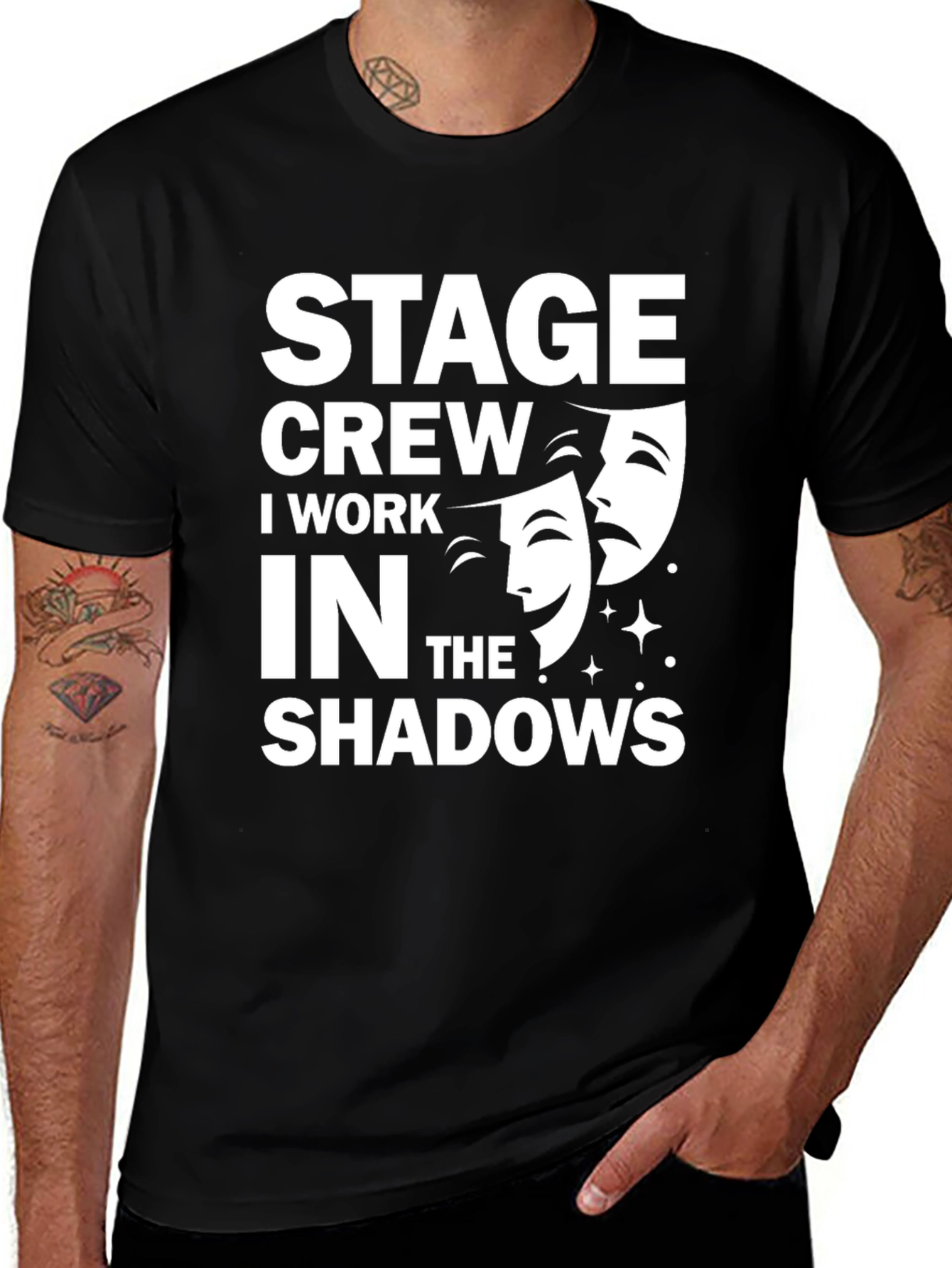 Variant 5 of Stage Crew T-Shirt - Work In The Shadows Theatre Design