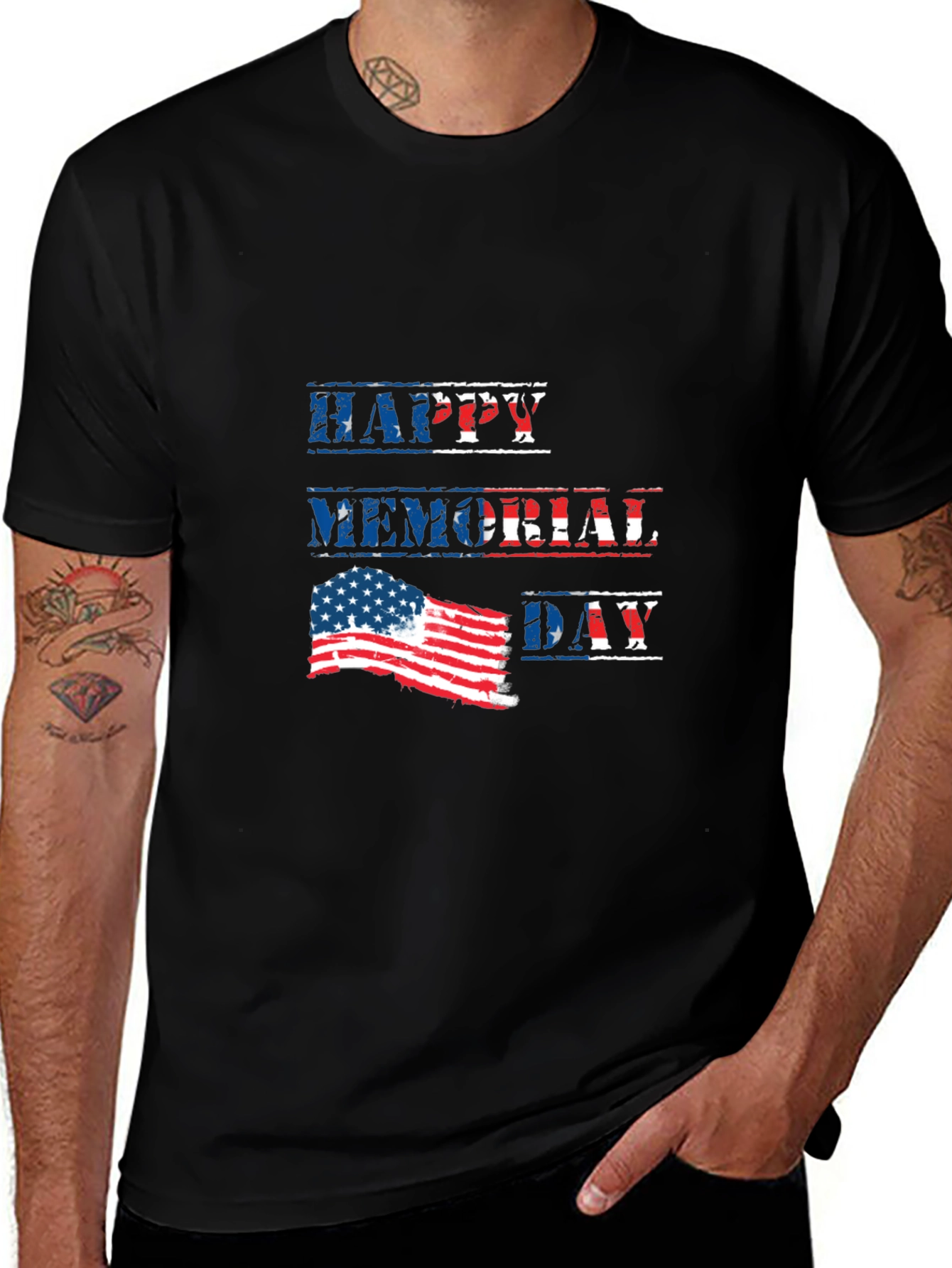 Variant 18 of Happy Memorial Day Graphic Tee
