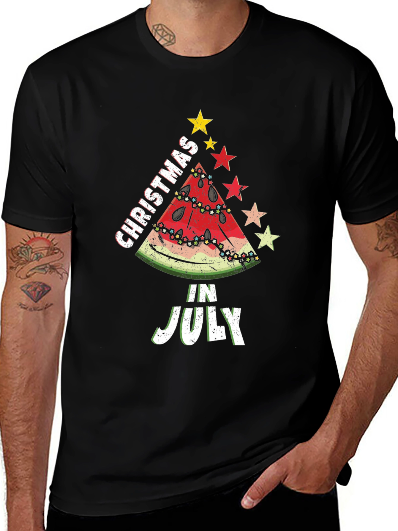 Christmas in July Watermelon T-Shirt