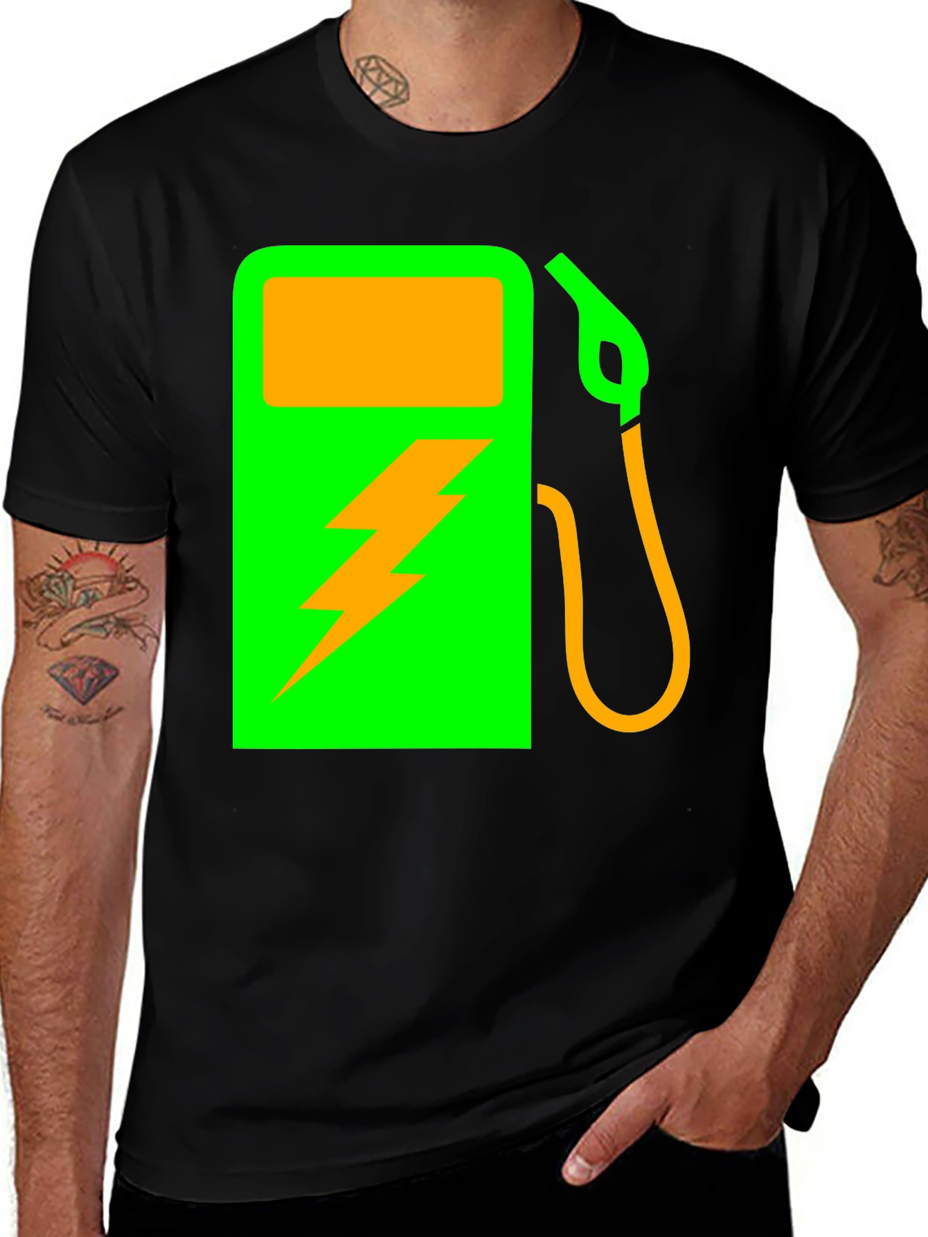 Electric Vehicle Green Energy T-Shirt