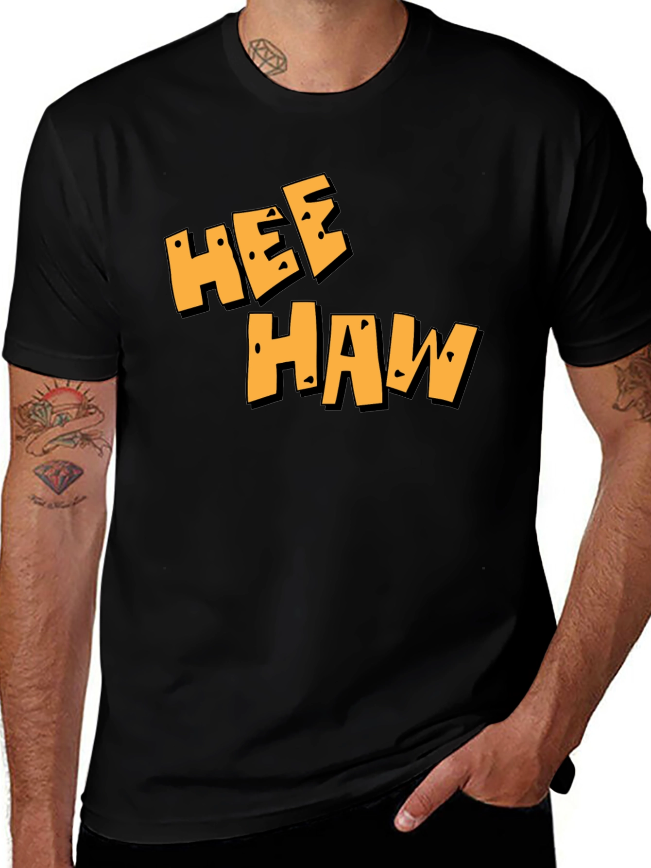Variant 29 of Hee Haw Black Graphic Tee