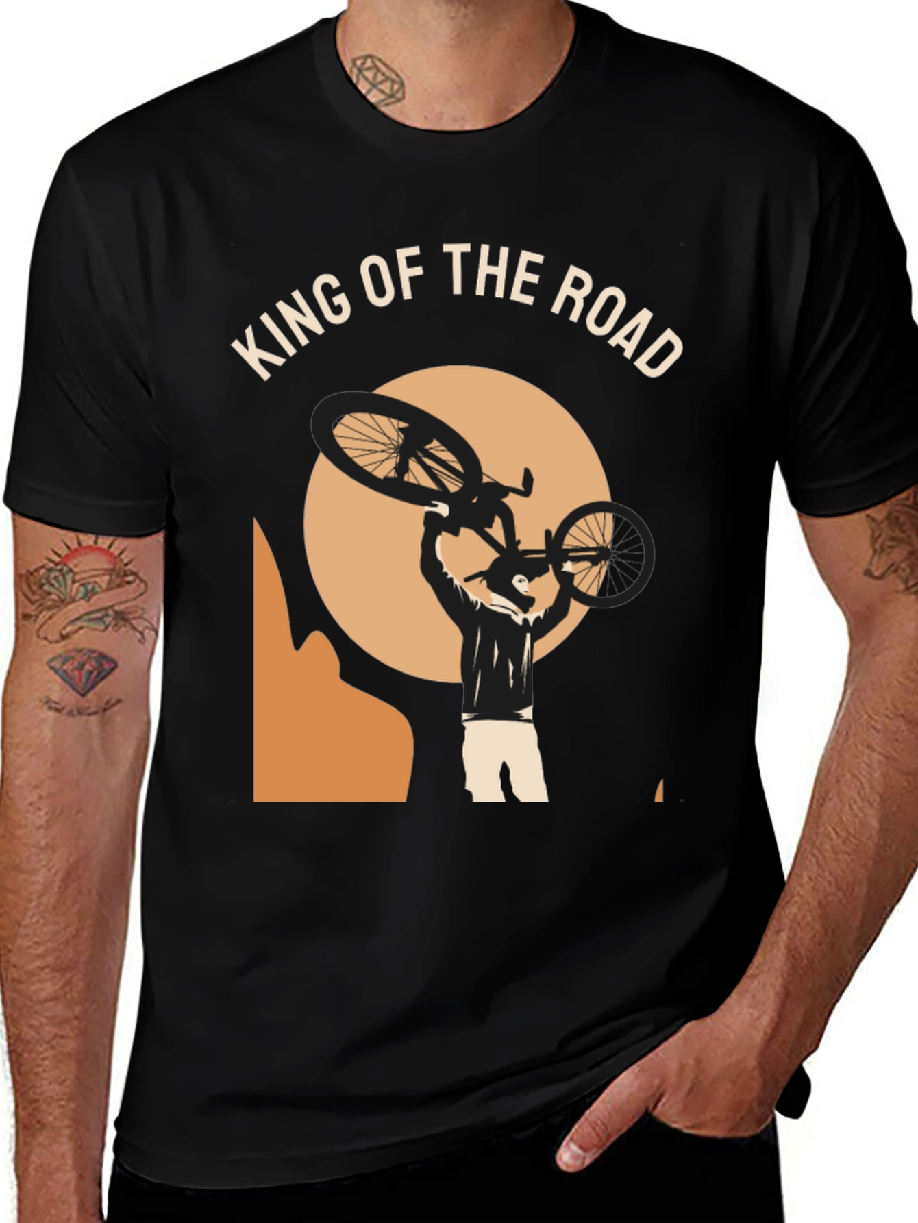 Variant 8 of King of the Road Cyclist Graphic Tee