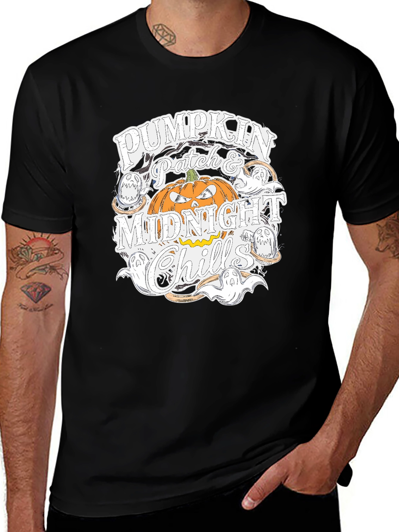 Pumpkin Patch Midnight Chills Graphic Tee