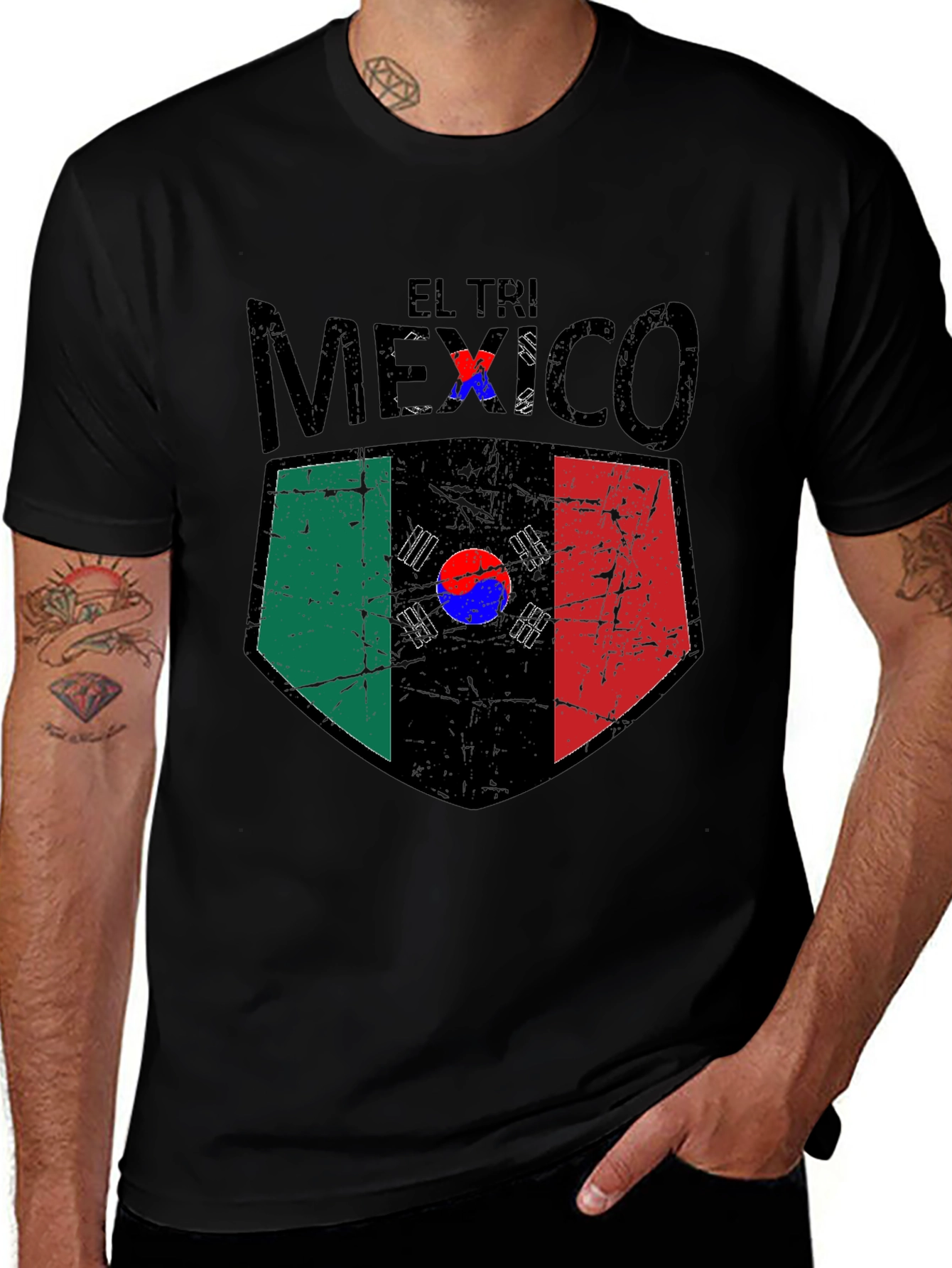 Variant 3 of Mexico x South Korea "El Tri" Graphic T-Shirt