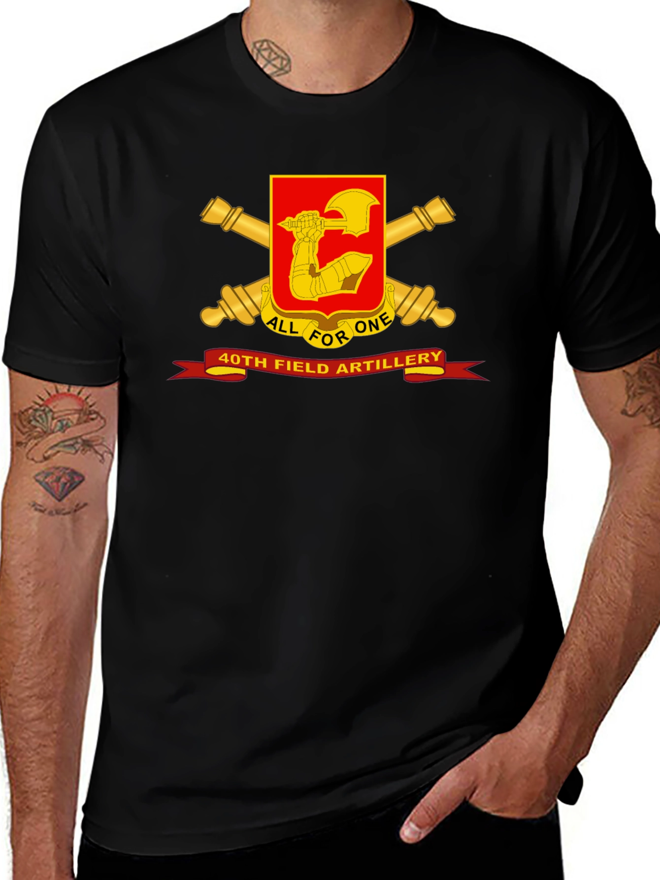 40th Field Artillery Graphic T-Shirt