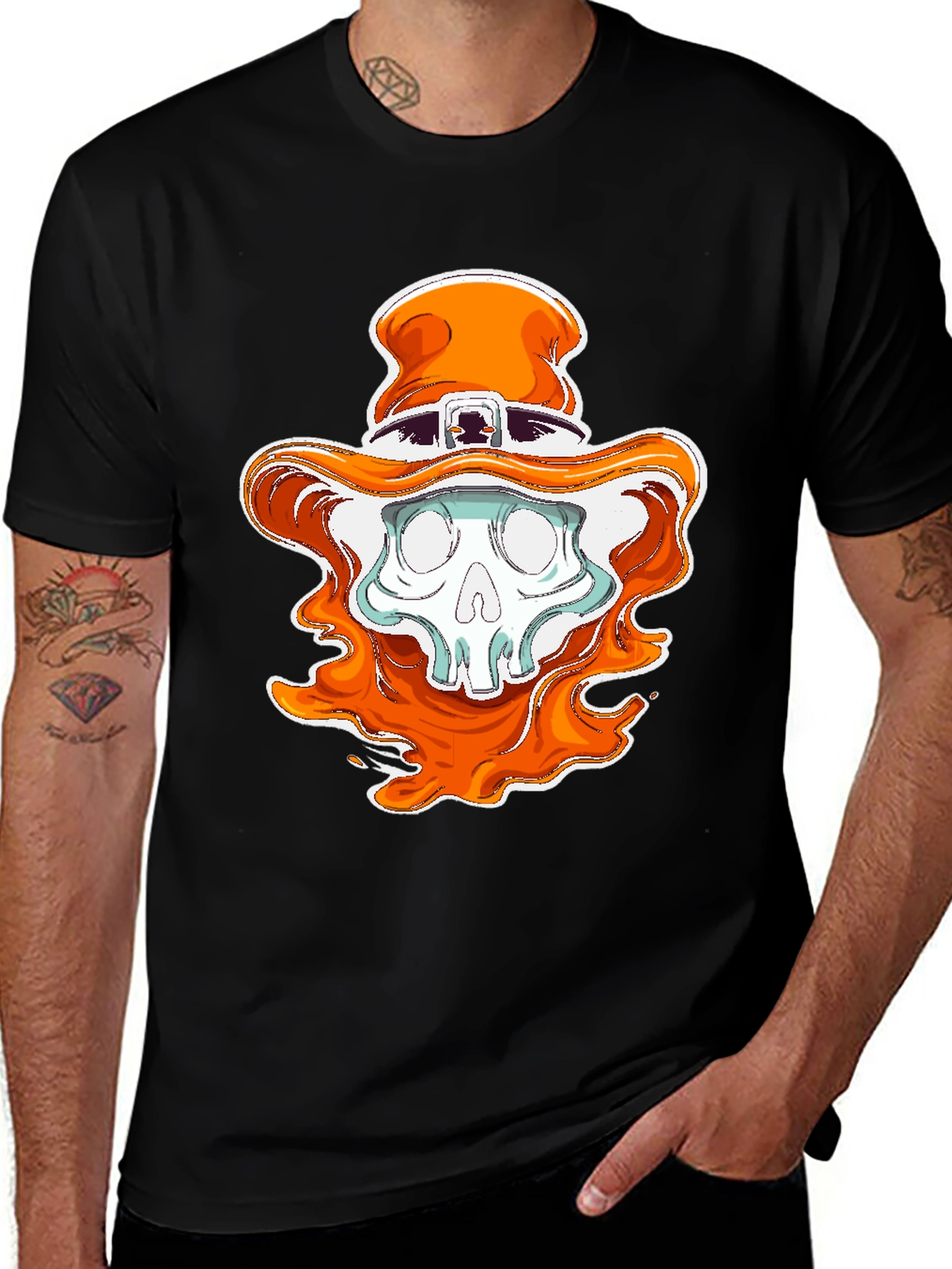 Variant 25 of Skull Leprechaun T-Shirt - St. Patrick's Day Tee