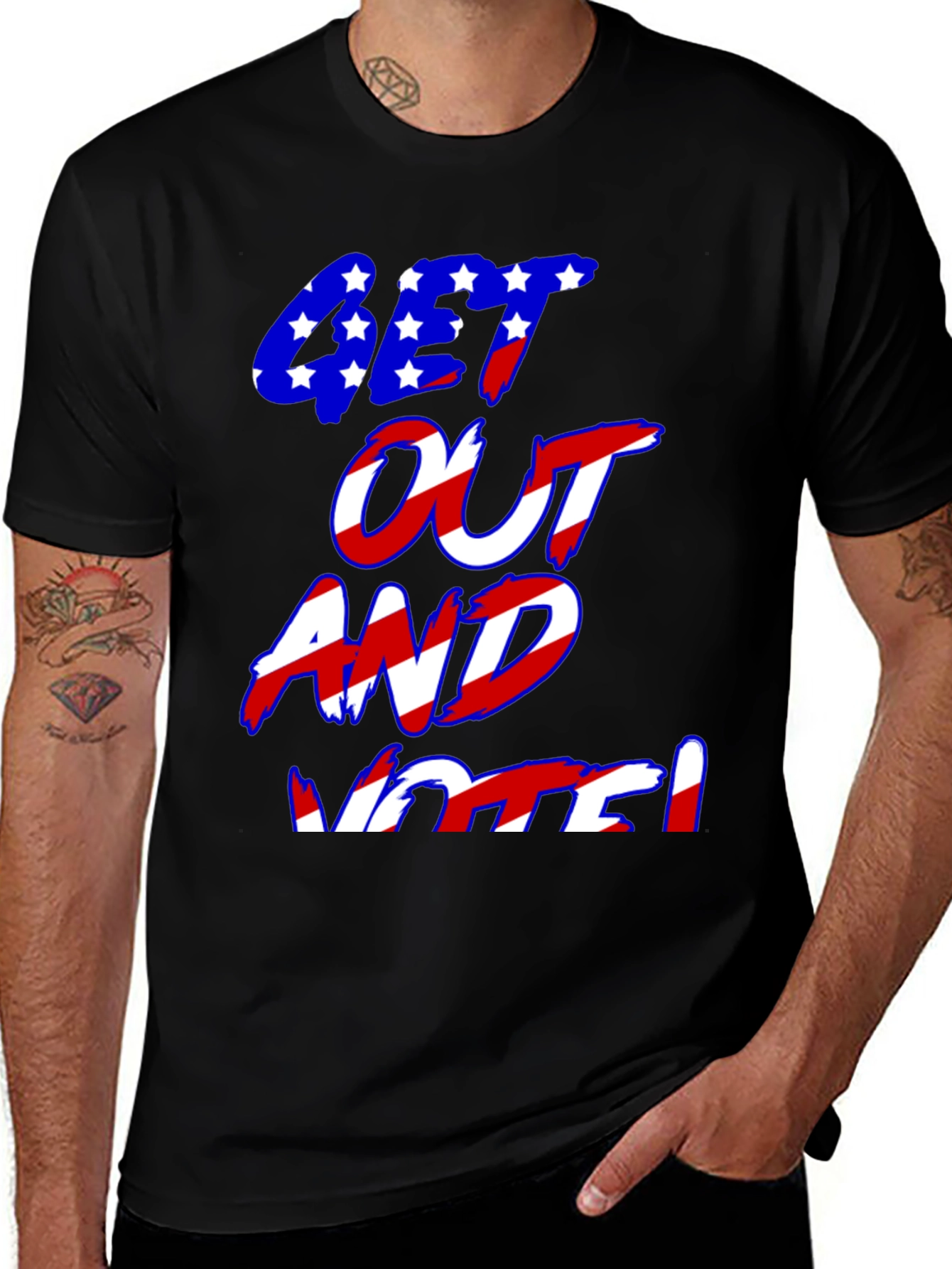 Variant 23 of Get Out and Vote Graphic T-Shirt