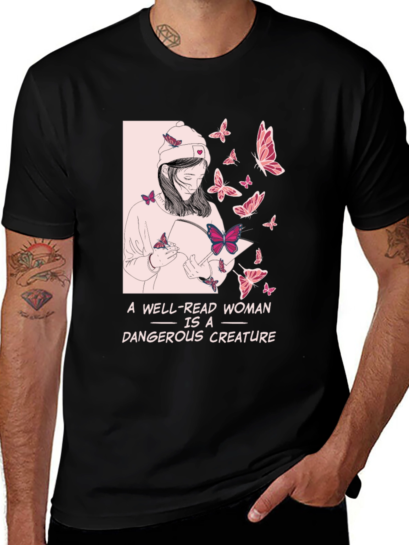 Variant 26 of Well-Read Woman Graphic Tee