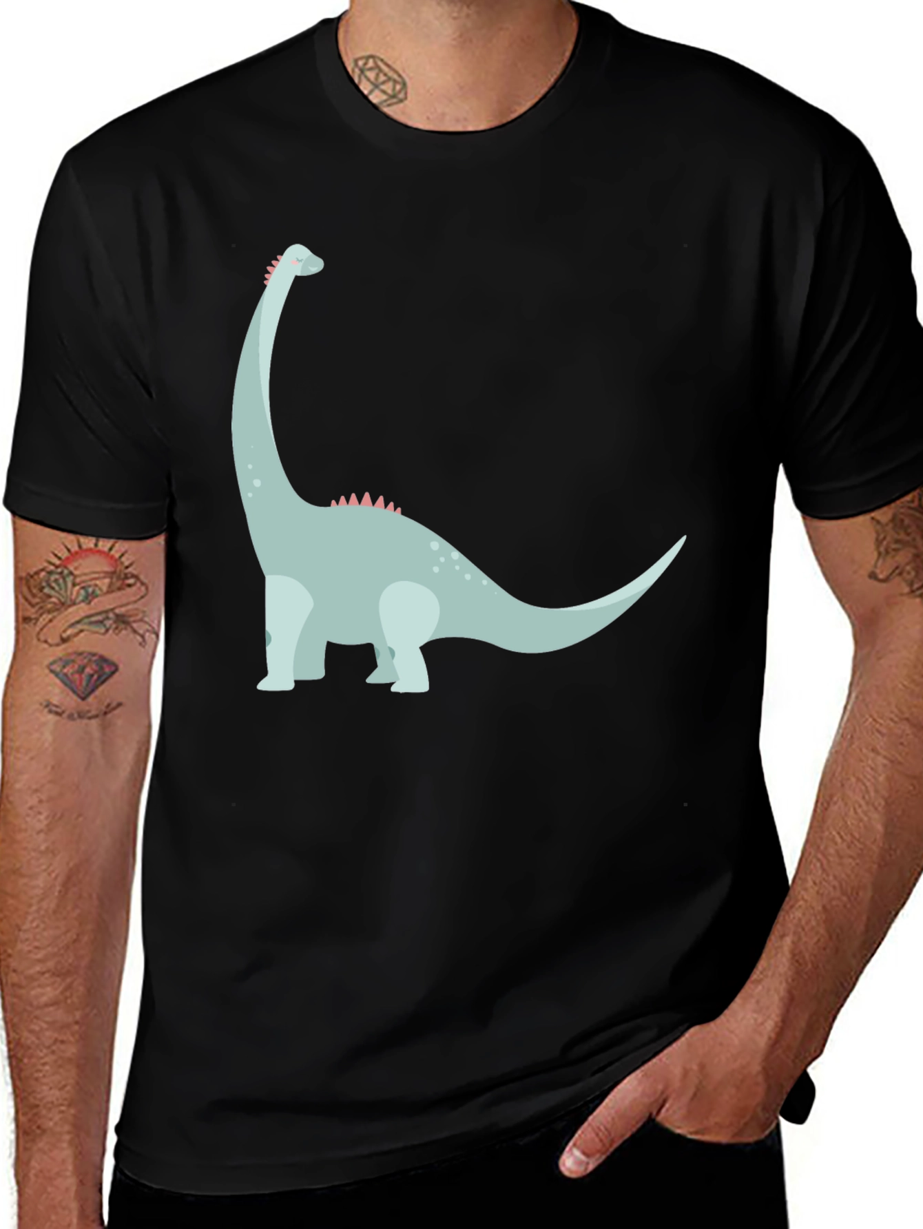Variant 14 of Dino Graphic T-Shirt - Soft Cotton Blend, Unisex