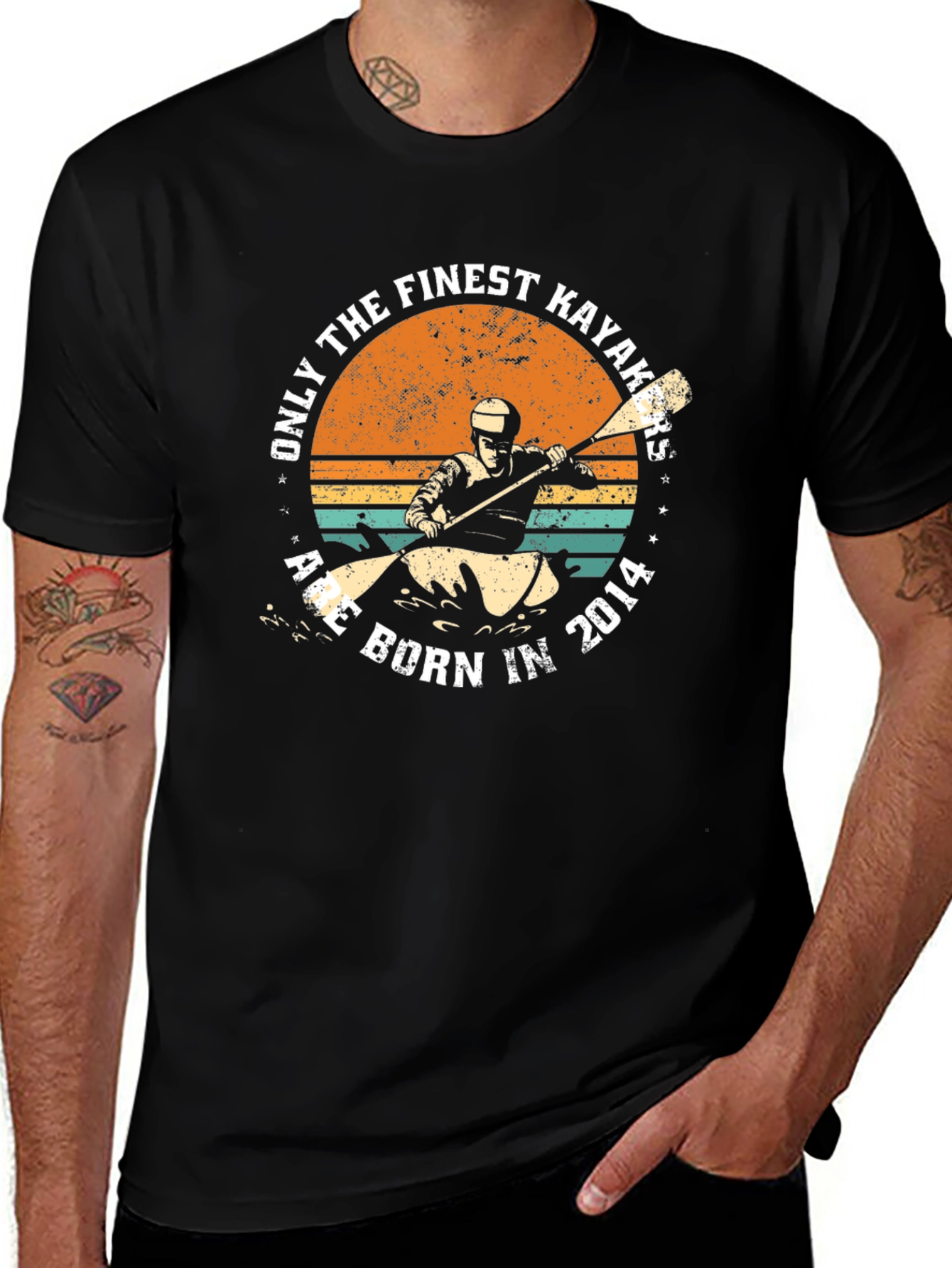 Variant 27 of Finest Kayakers Born in 2014 Graphic T-Shirt