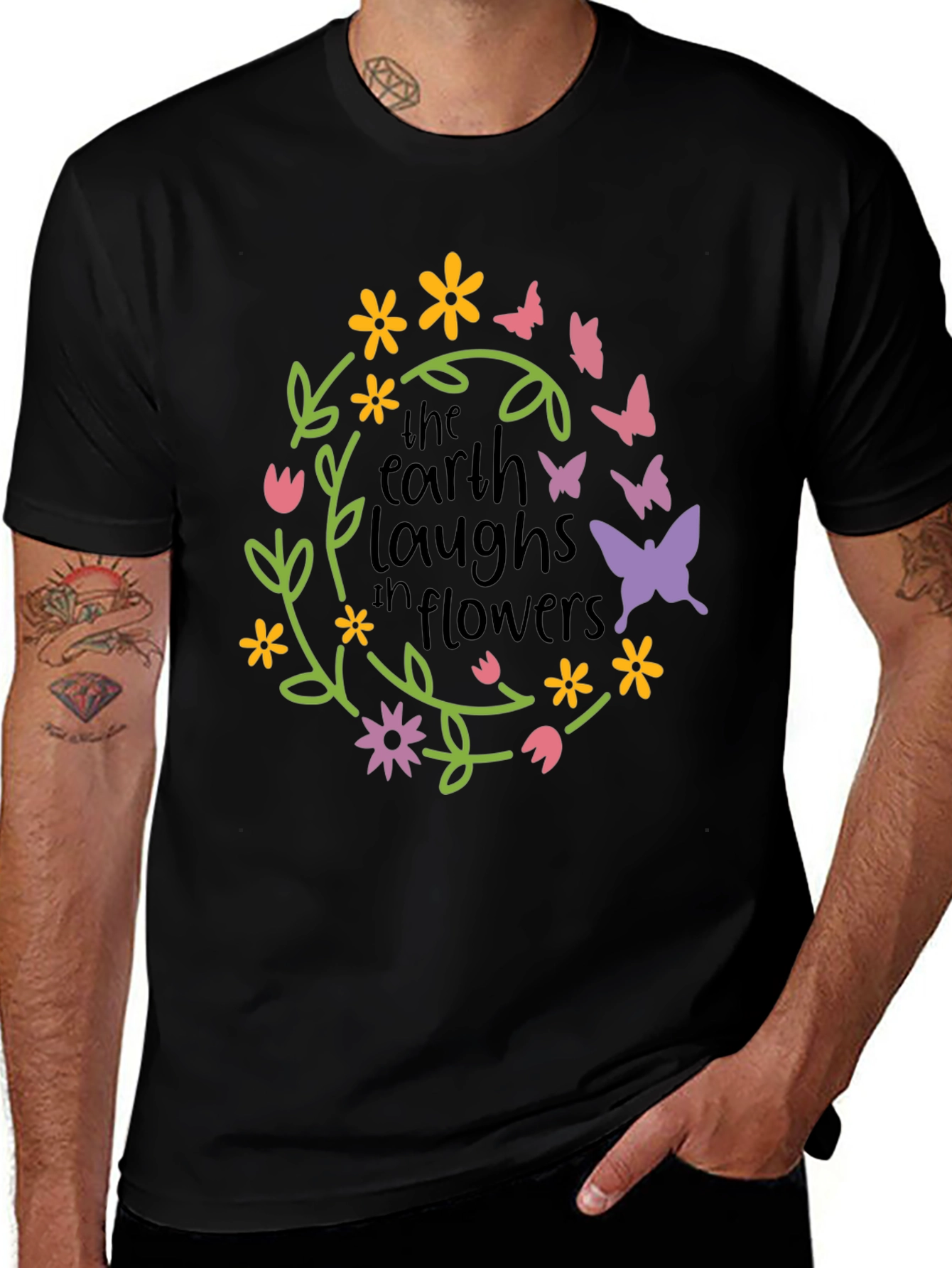 Variant 19 of Earth Laughs in Flowers Graphic Tee