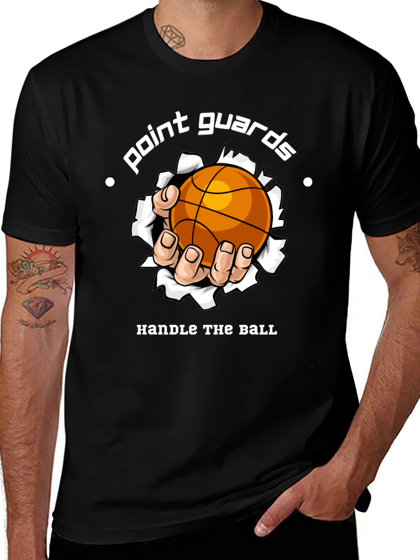 Point Guards Handle the Ball Graphic T-Shirt
