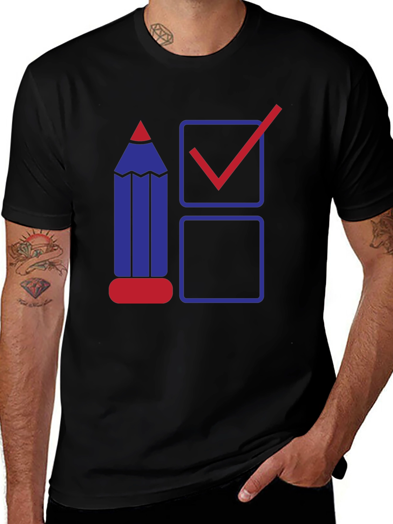 Vote with a Pencil Graphic Tee