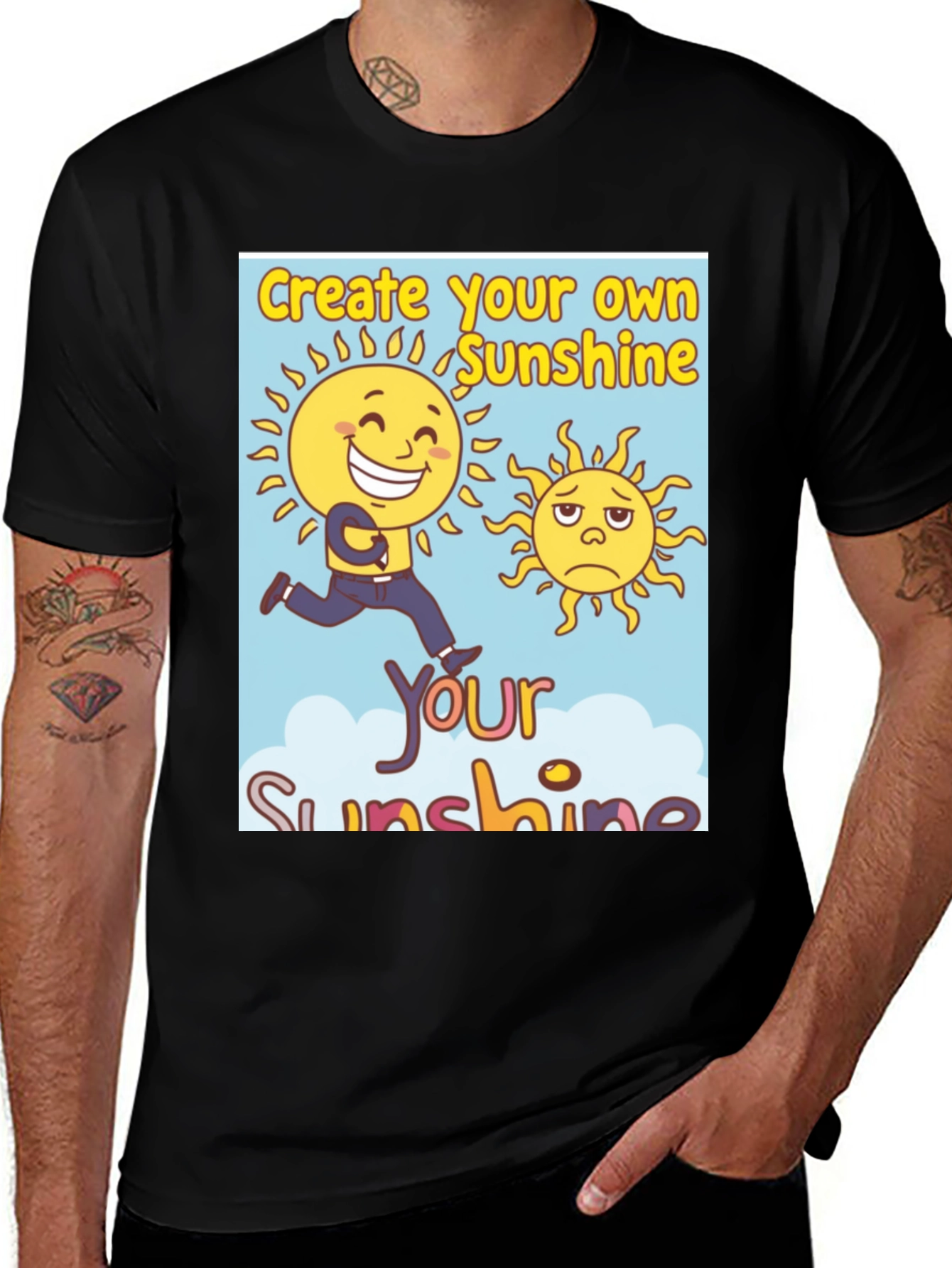 Variant 12 of Create Your Own Sunshine Graphic T-Shirt
