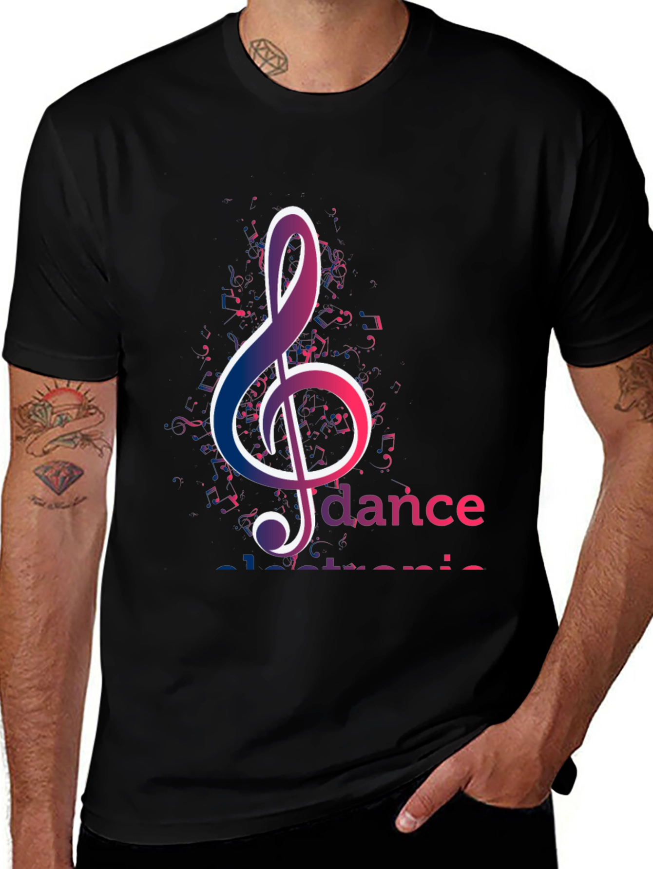 Variant 11 of Music Dance Electronic T-Shirt