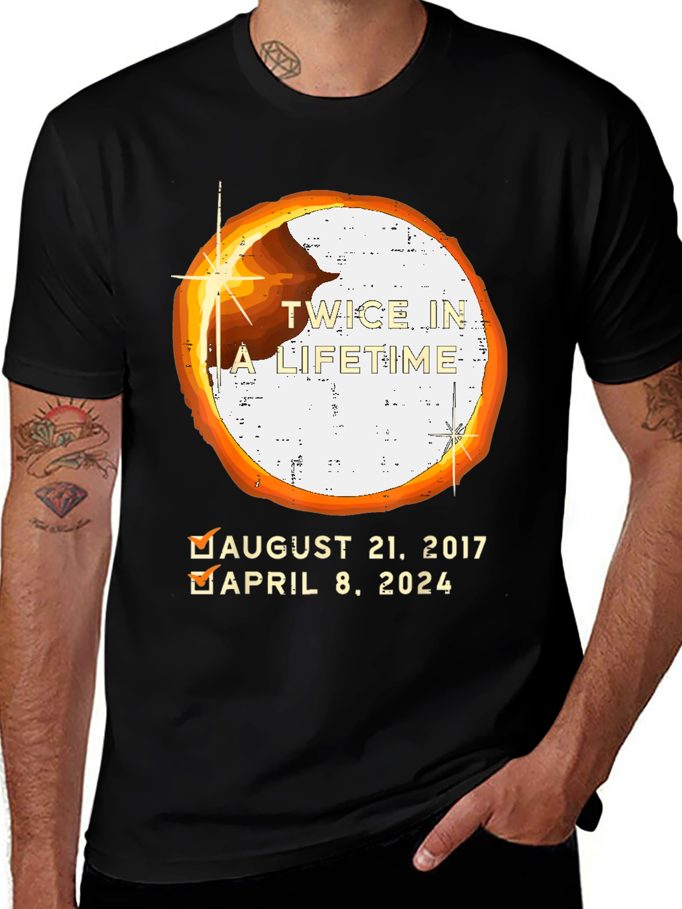 Twice in a Lifetime Solar Eclipse T-Shirt