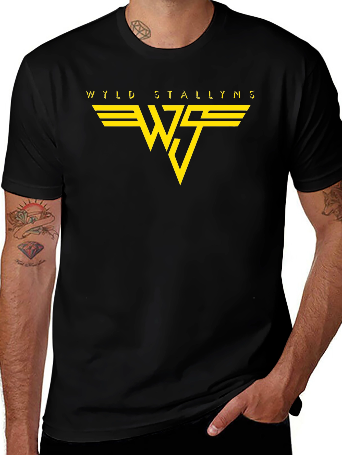 Variant 16 of Wyld Stallyns Graphic T-Shirt - Black