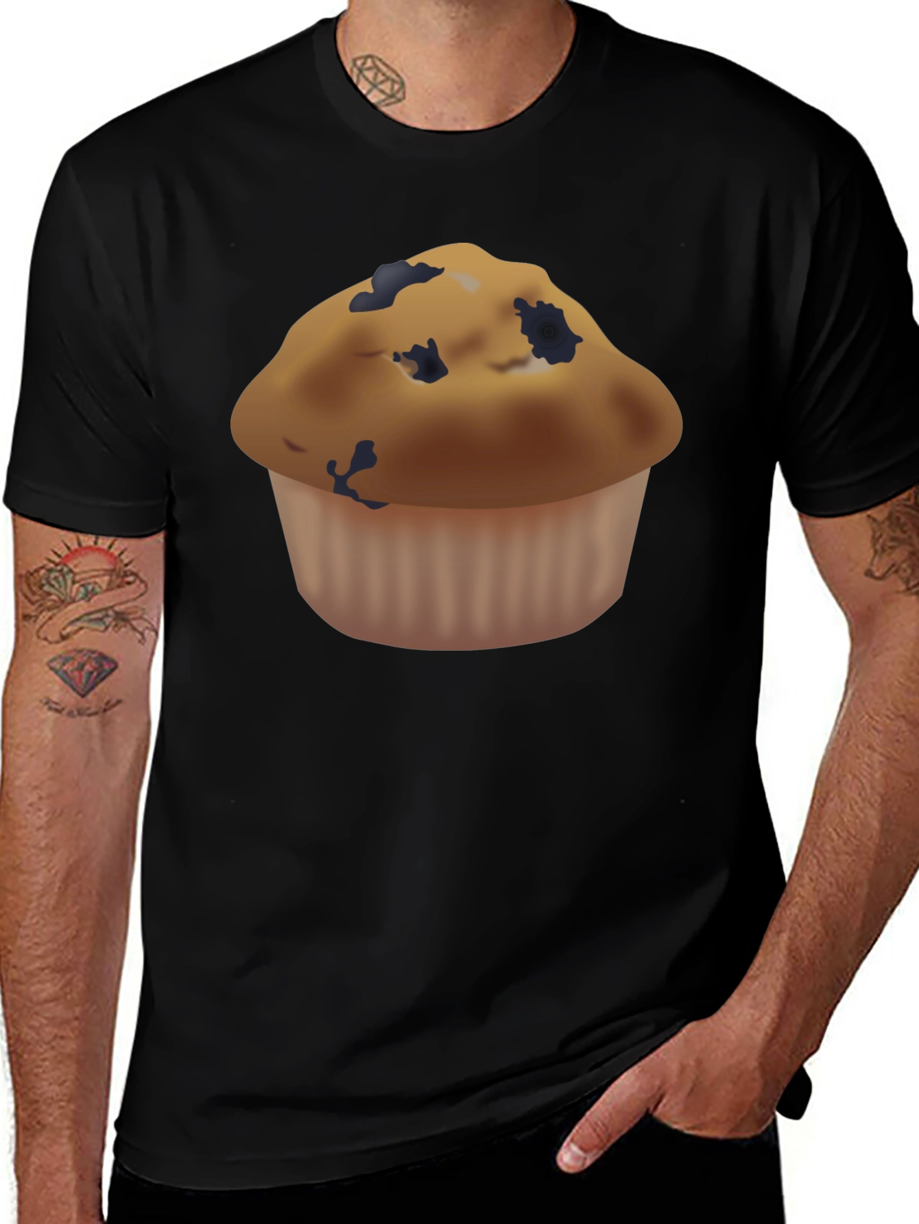 Variant 27 of Muffin Graphic Tee - Casual Comfort