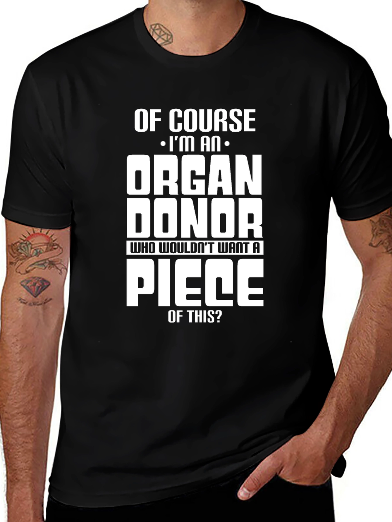 Variant 10 of Organ Donor T-Shirt - Funny Graphic Tee