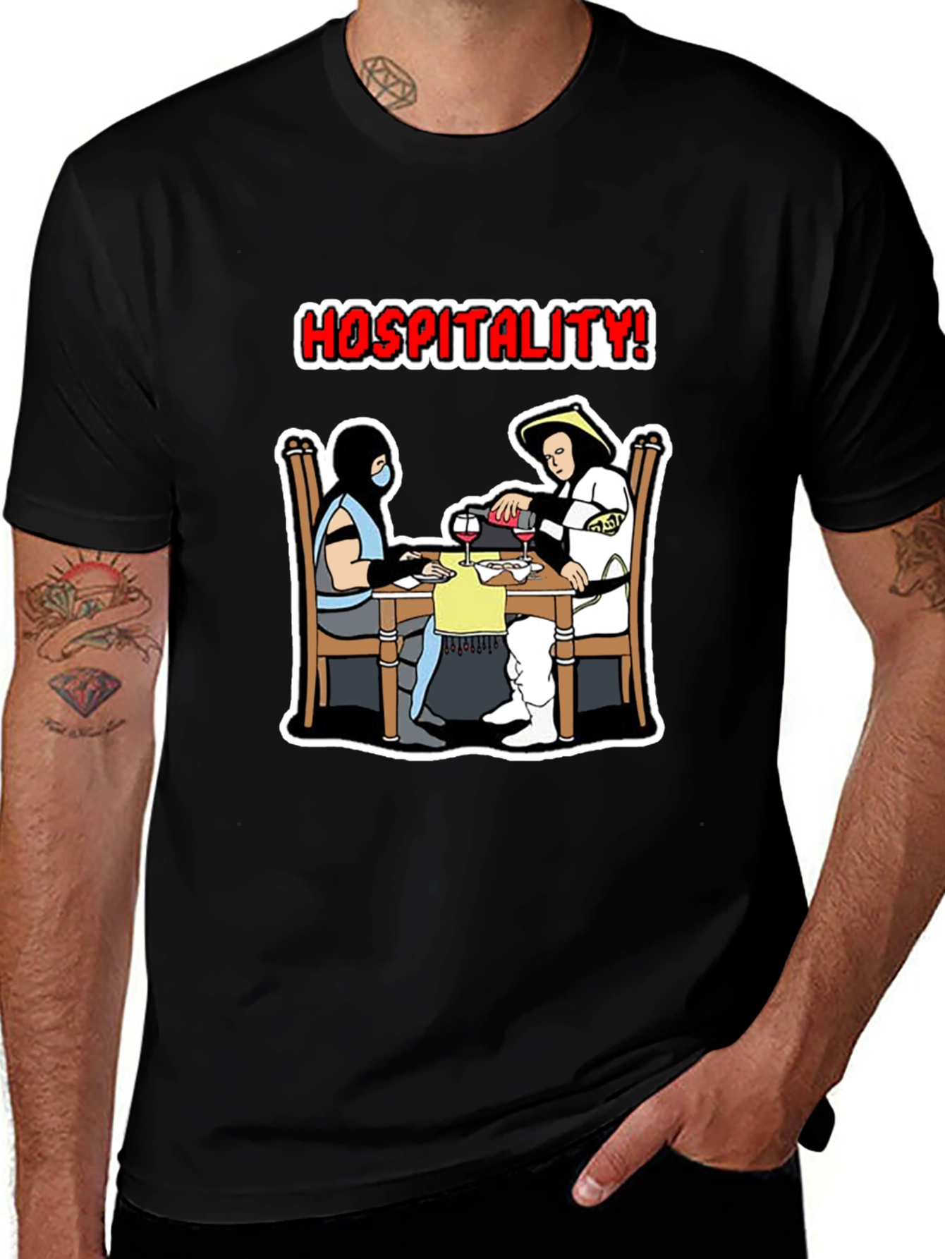 Variant 11 of Hospitality Mortal Kombat T-Shirt